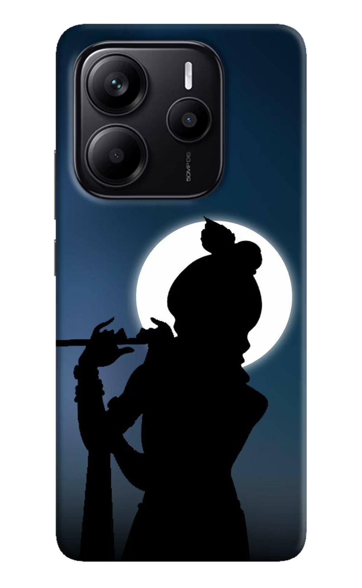 Shri Krishna Silhouette Redmi Note 14 5G Hard Case Back Cover by Casekaro
