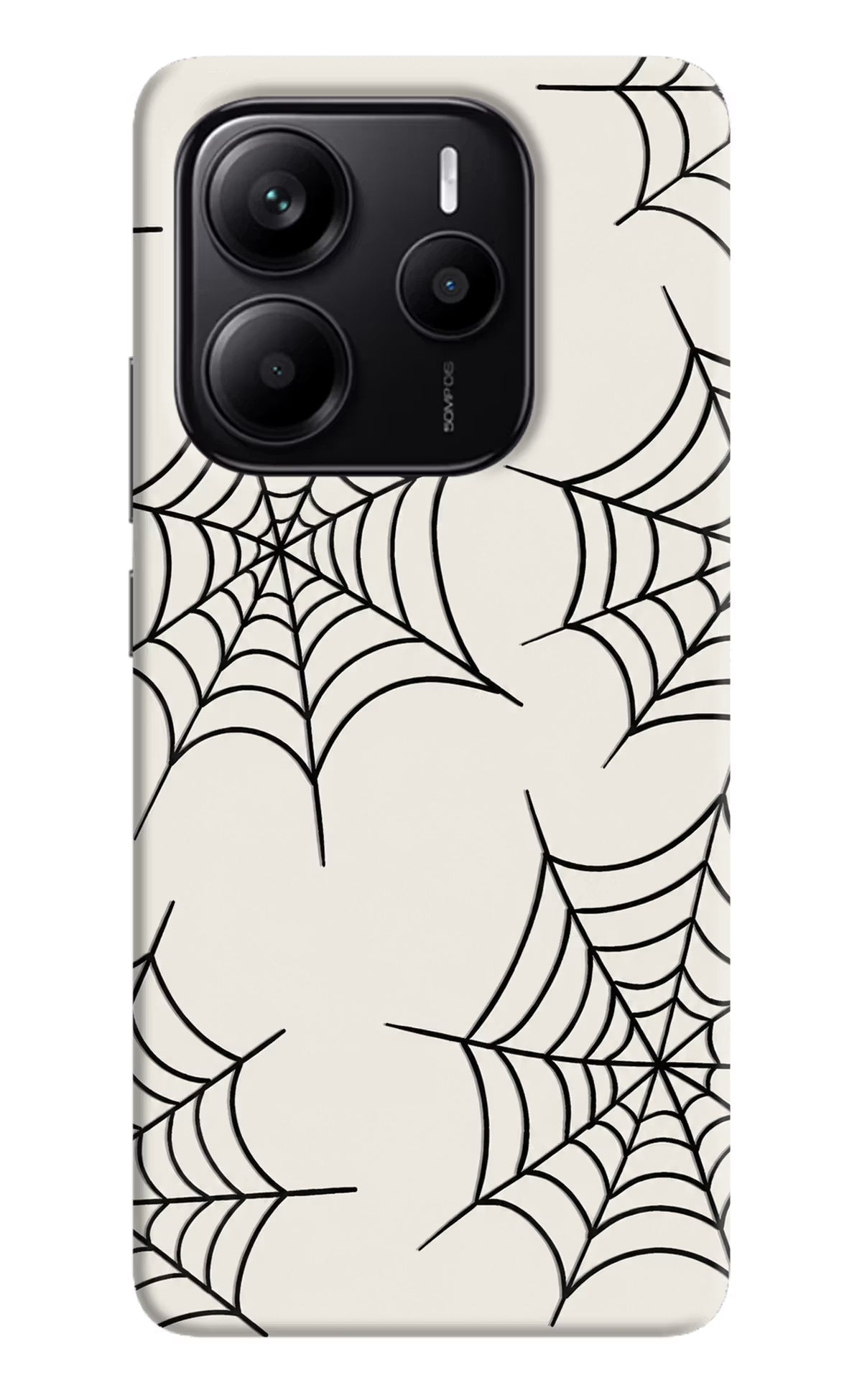 Spider Web Redmi Note 14 5G Hard Case Back Cover by Casekaro
