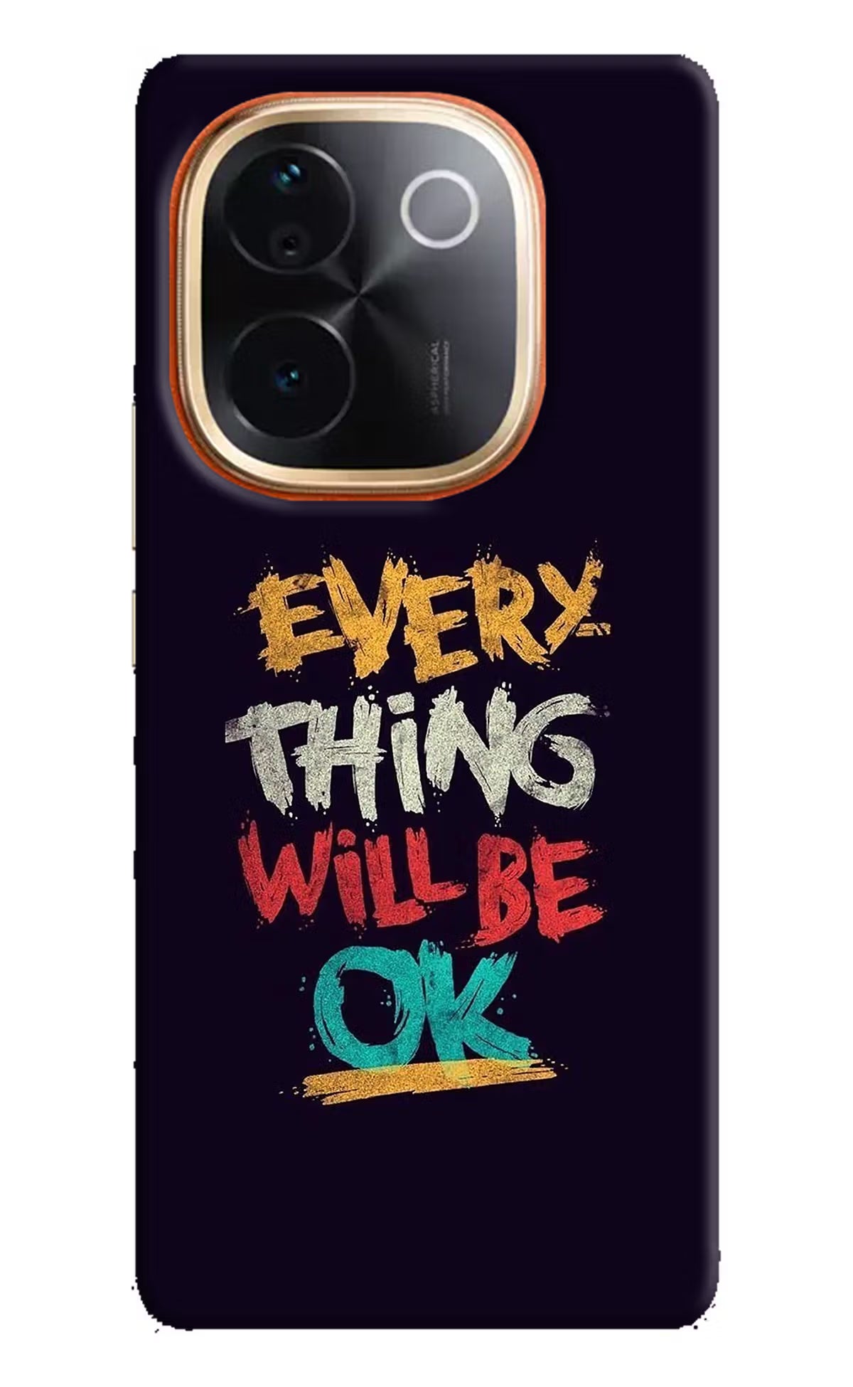 Everything Will Be Ok IQOO Z9S Pro 5G Hard Case Back Cover by Casekaro