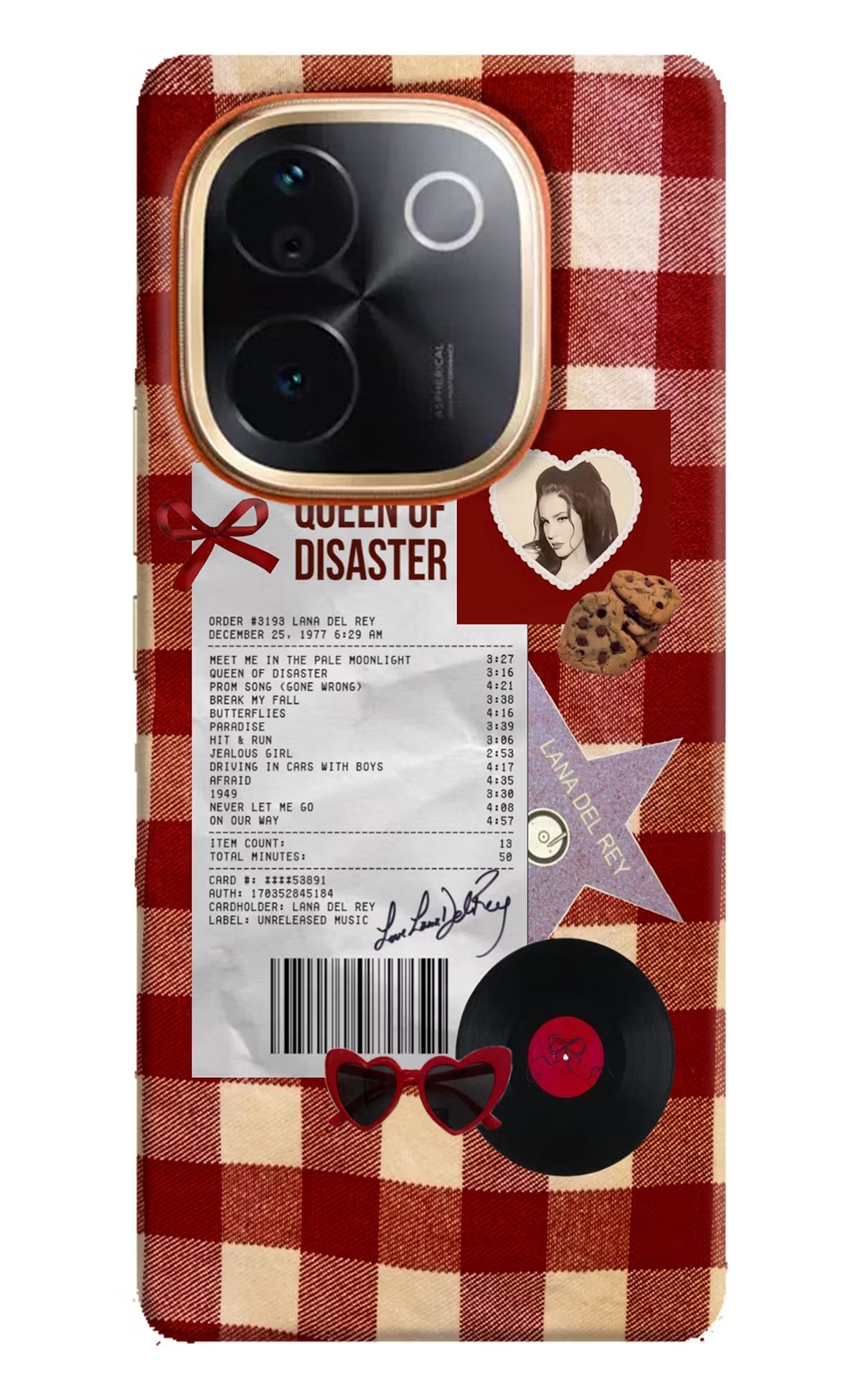 Queen of Disaster IQOO Z9S Pro 5G Hard Case Back Cover by Casekaro