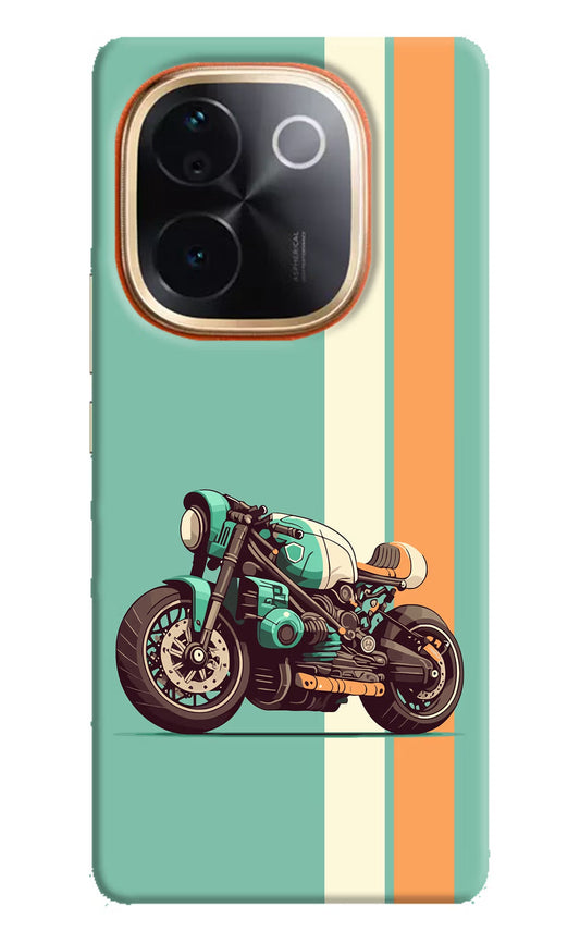 Striped Moto Drift IQOO Z9S Pro 5G Hard Case Back Cover by Casekaro