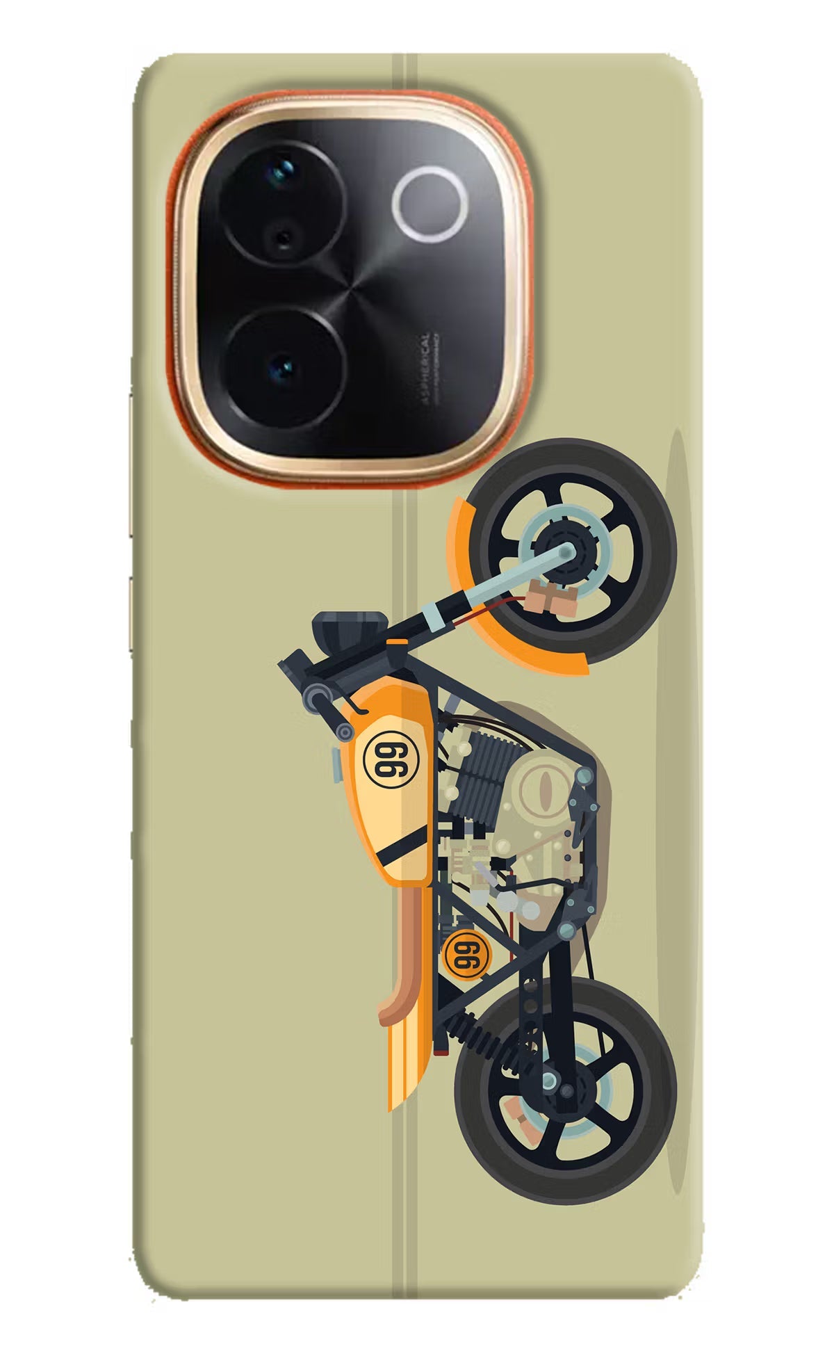 Vertical Speedster IQOO Z9S Pro 5G Hard Case Back Cover by Casekaro