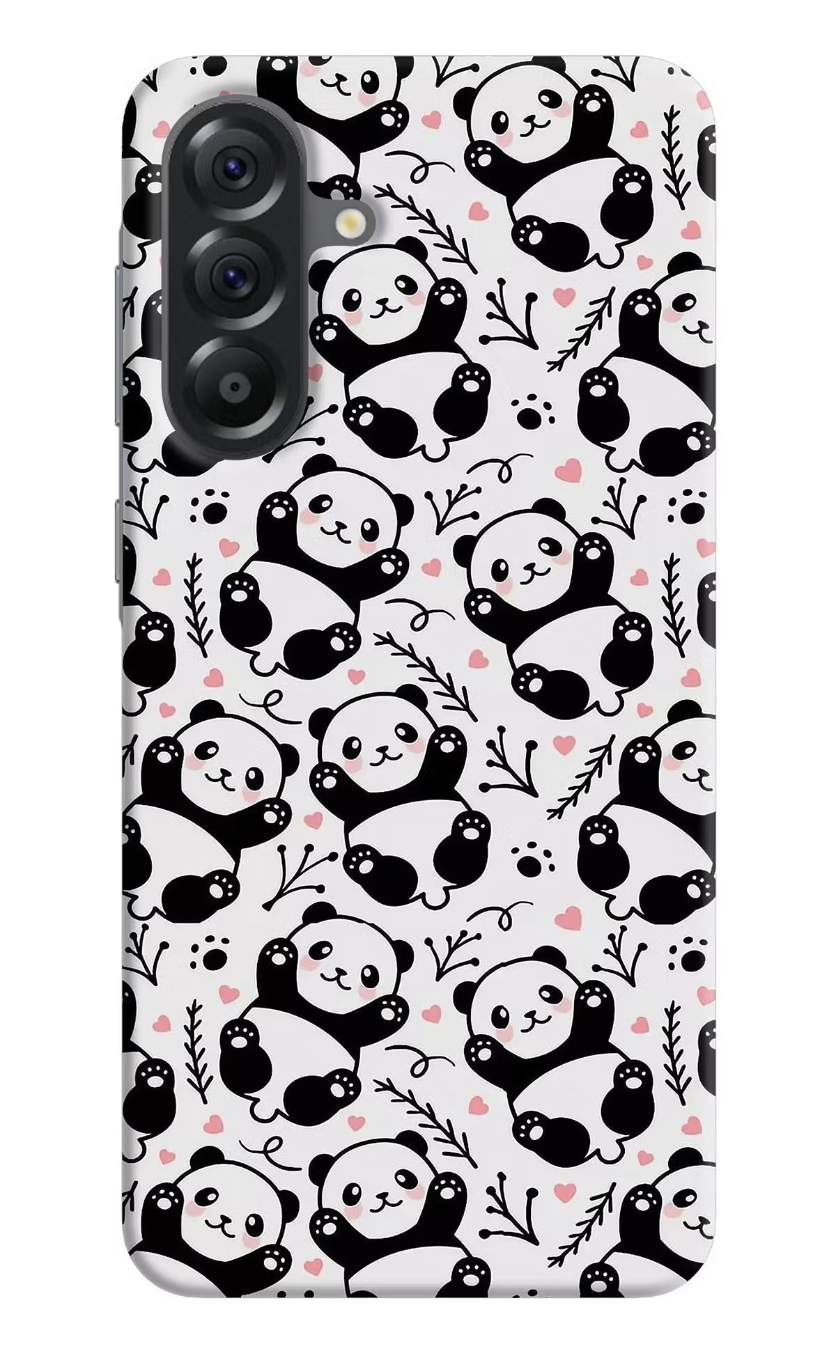 Cute Panda Samsung A56 5G Hard Case Back Cover by Casekaro