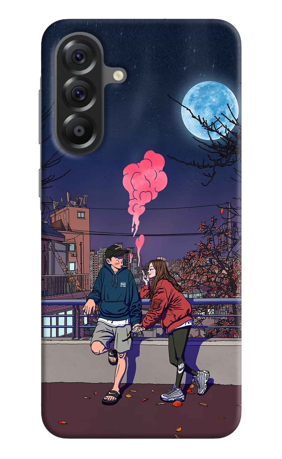 Chilling Couple Samsung A56 5G Hard Case Back Cover by Casekaro