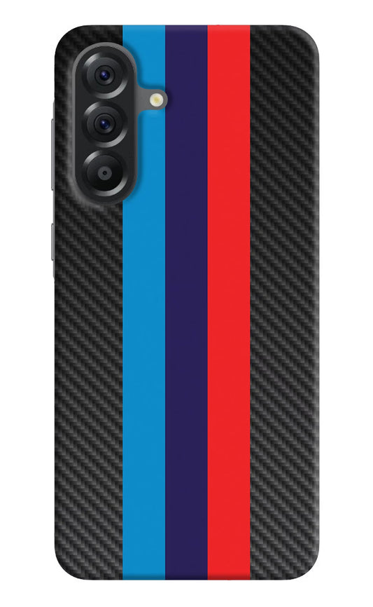 BMW Stripes Pattern Samsung A56 5G Hard Case Back Cover by Casekaro