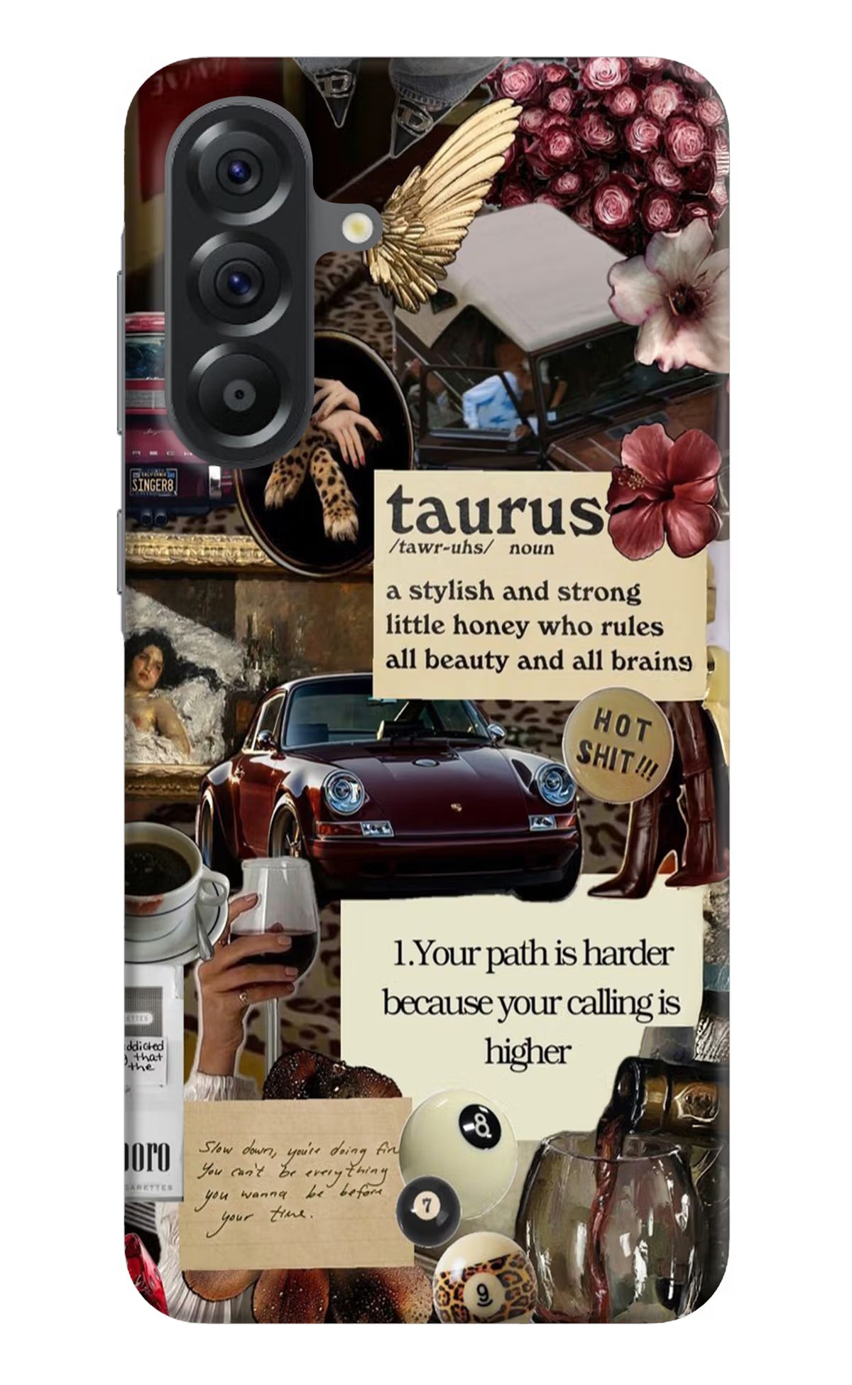 Taurus Zodiac Samsung A56 5G Hard Case Back Cover by Casekaro