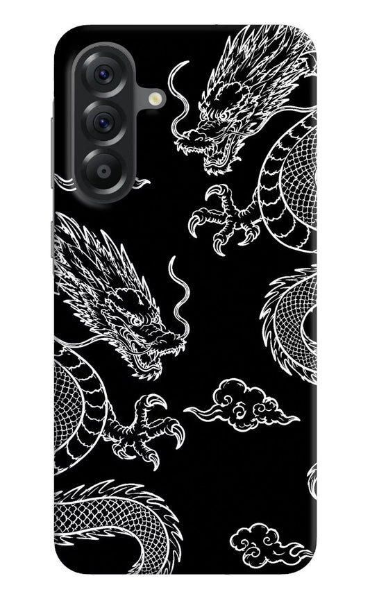 Twin Dragons Samsung A56 5G Hard Case Back Cover by Casekaro