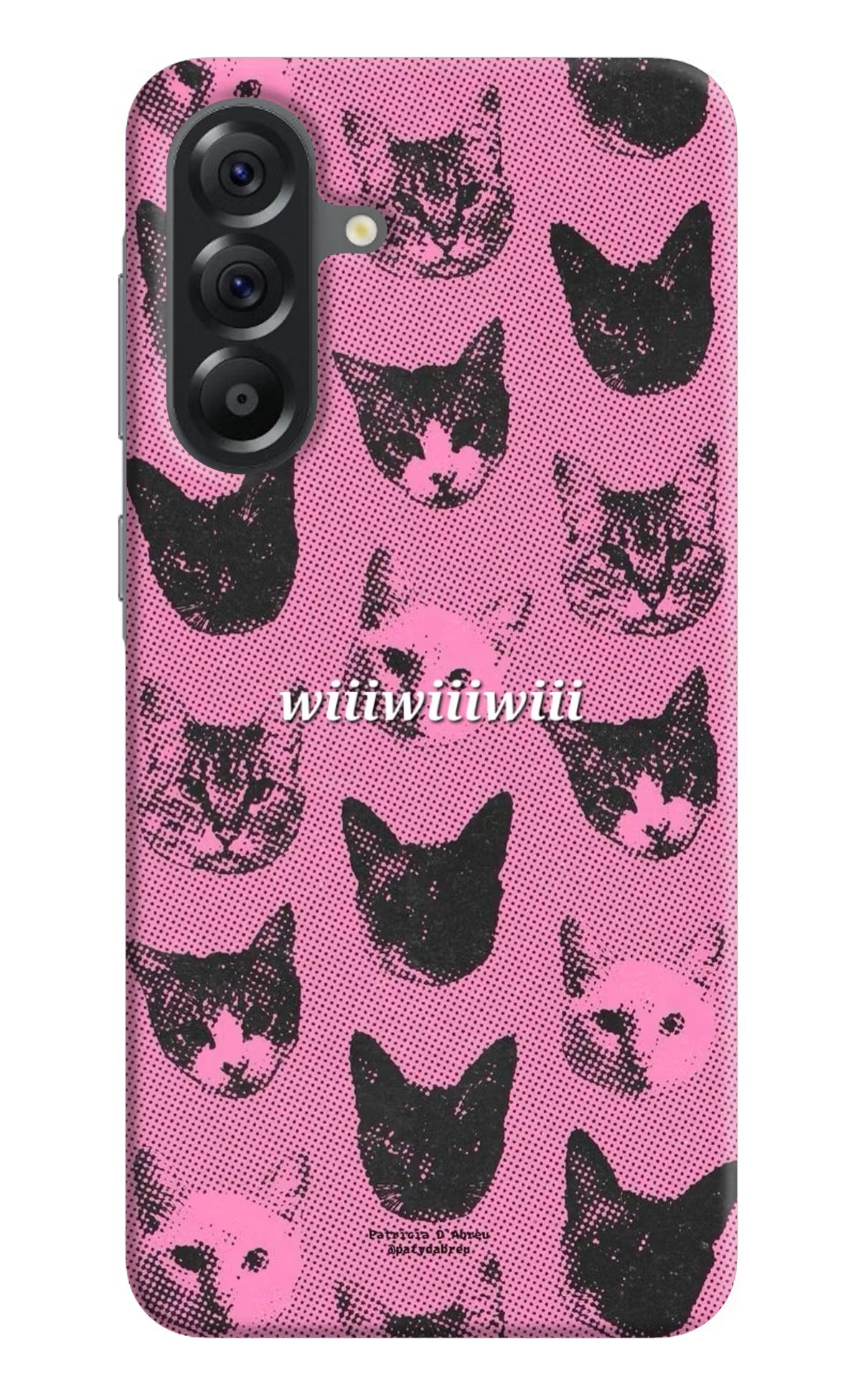 Pink Cats Samsung A56 5G Hard Case Back Cover by Casekaro