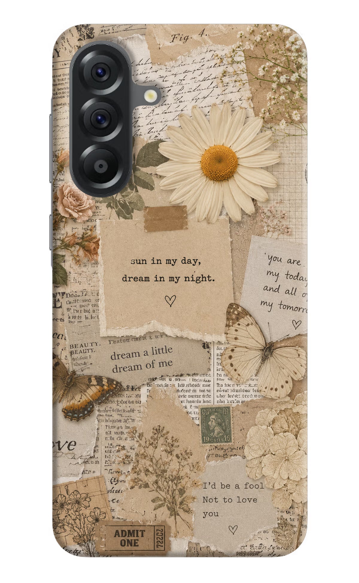 Vintage case Samsung A56 5G Hard Case Back Cover by Casekaro
