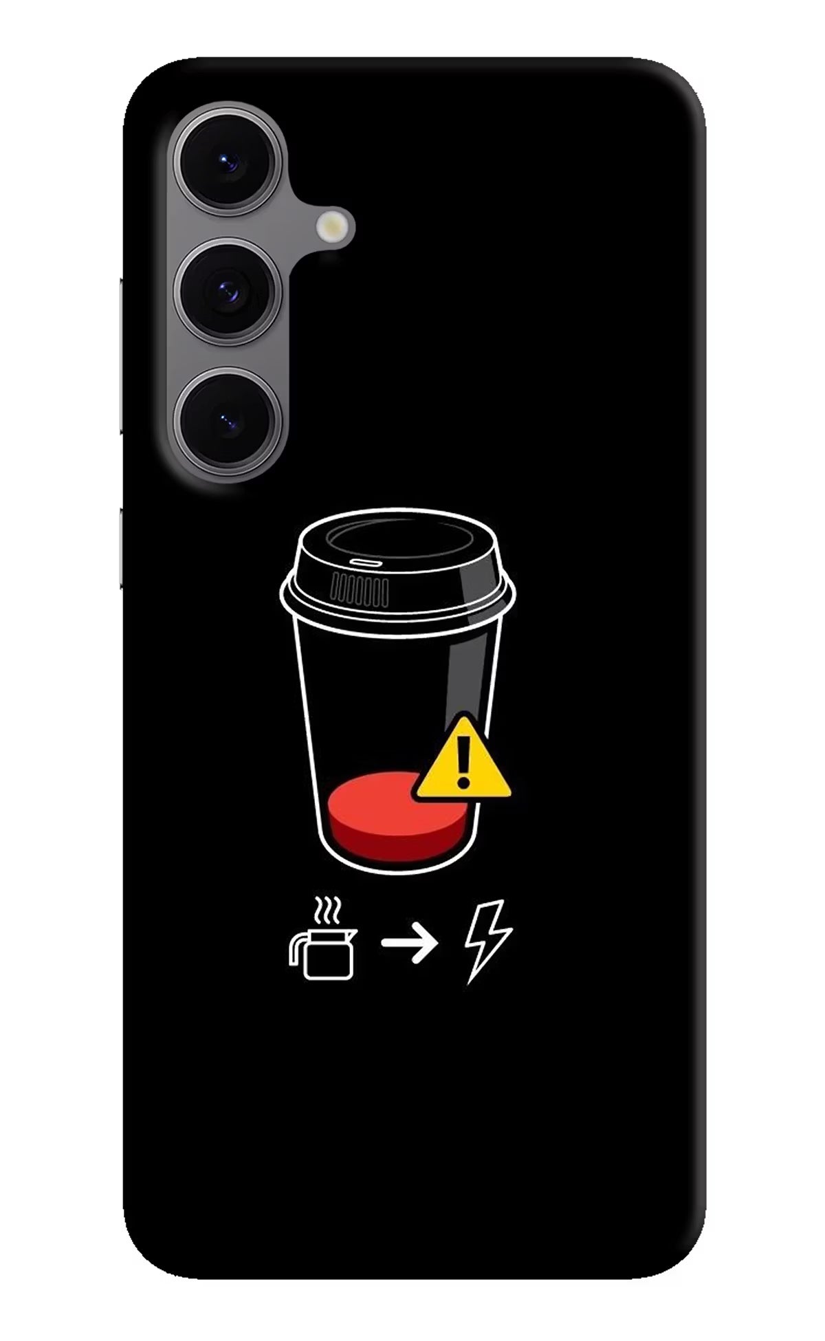 Coffee Samsung S24 FE 5G Hard Case Back Cover by Casekaro