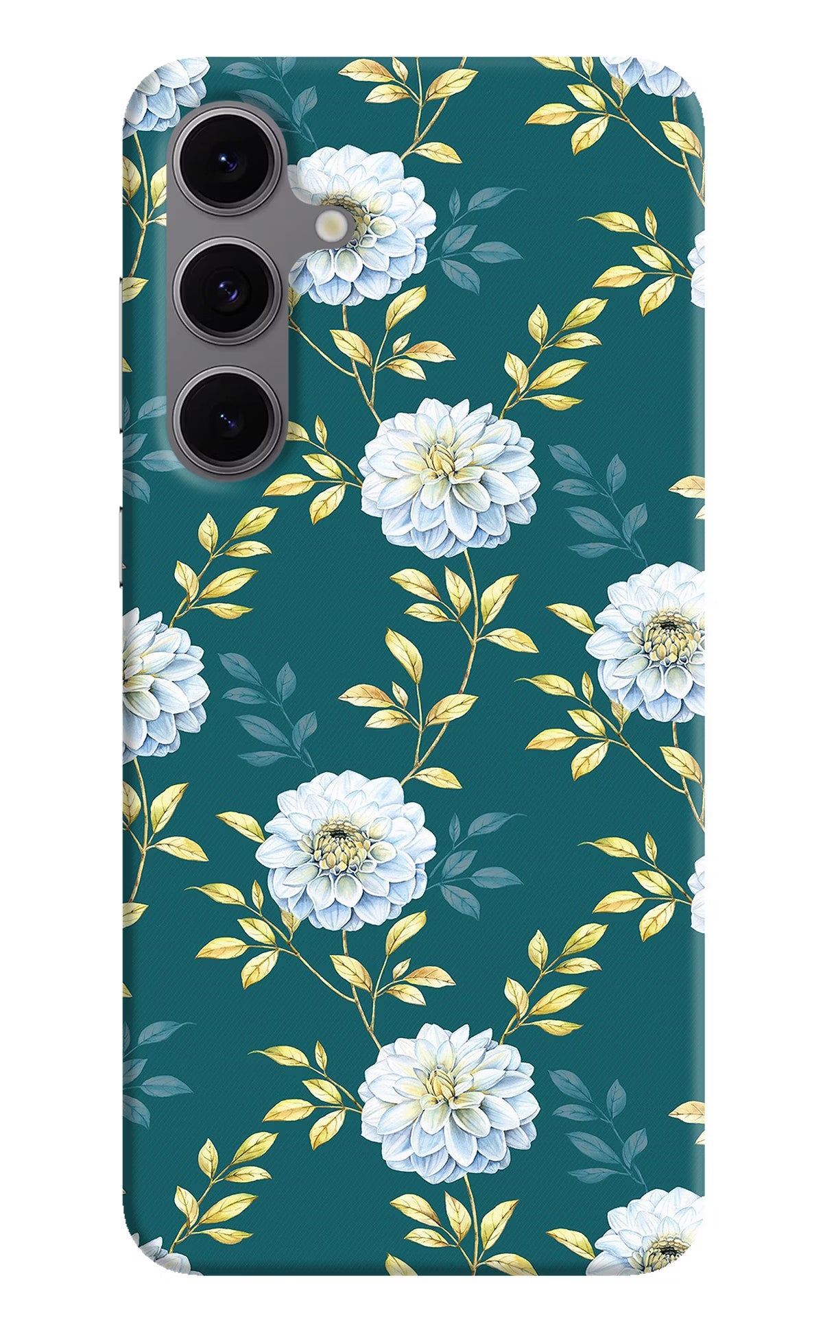 Flowers Samsung S24 FE 5G Hard Case Back Cover by Casekaro
