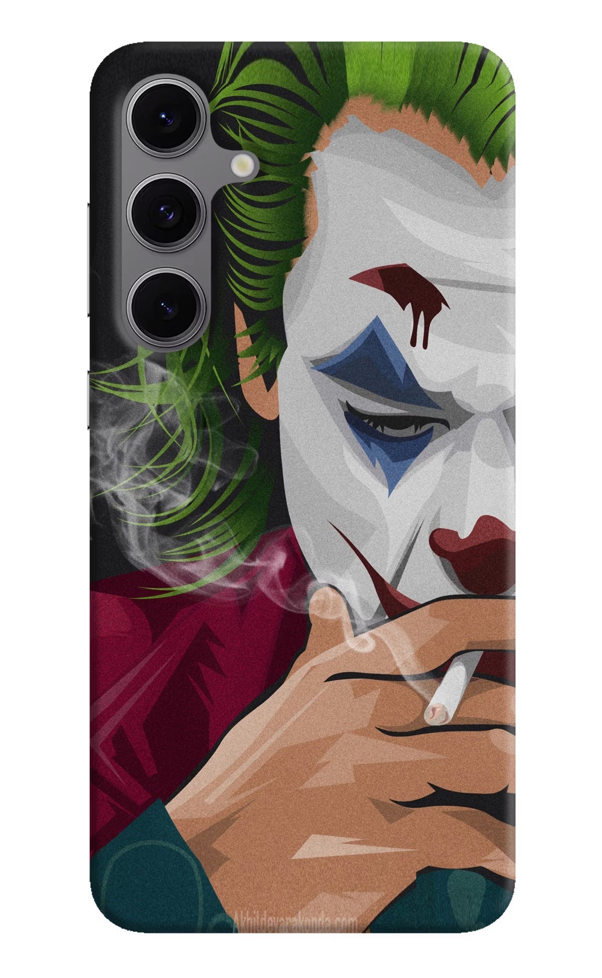 Joker Smoking Samsung S24 FE 5G Hard Case Back Cover by Casekaro