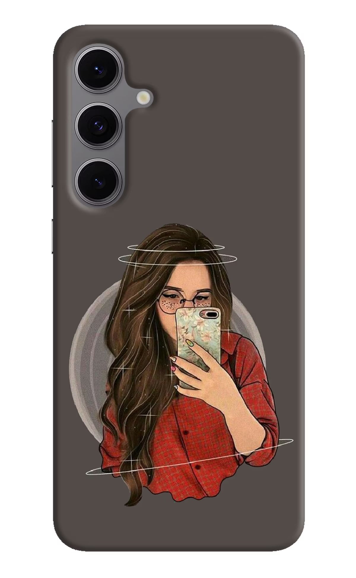 Selfie Queen Samsung S24 FE 5G Hard Case Back Cover by Casekaro
