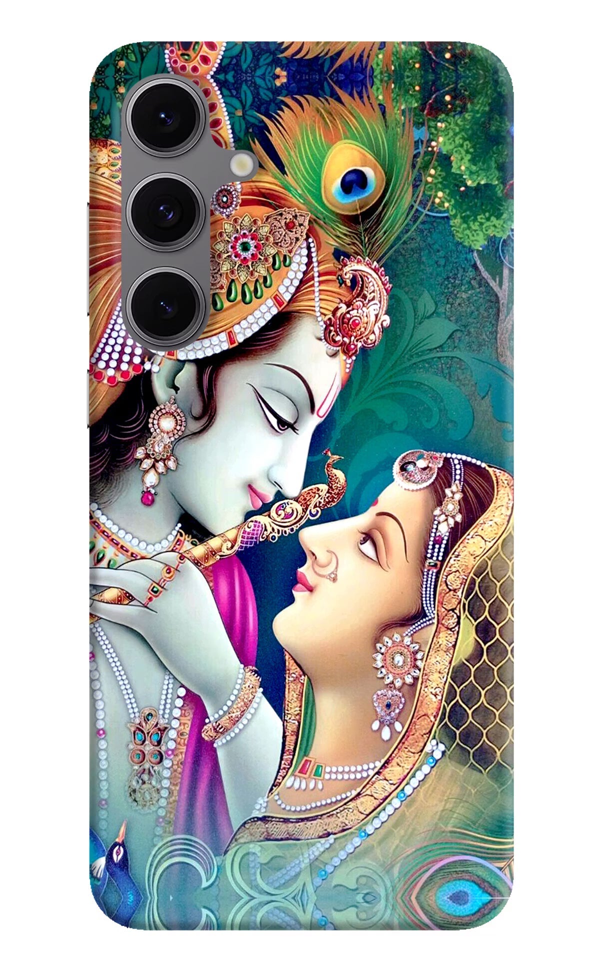 Lord Radha Krishna Samsung S24 FE 5G Hard Case Back Cover by Casekaro