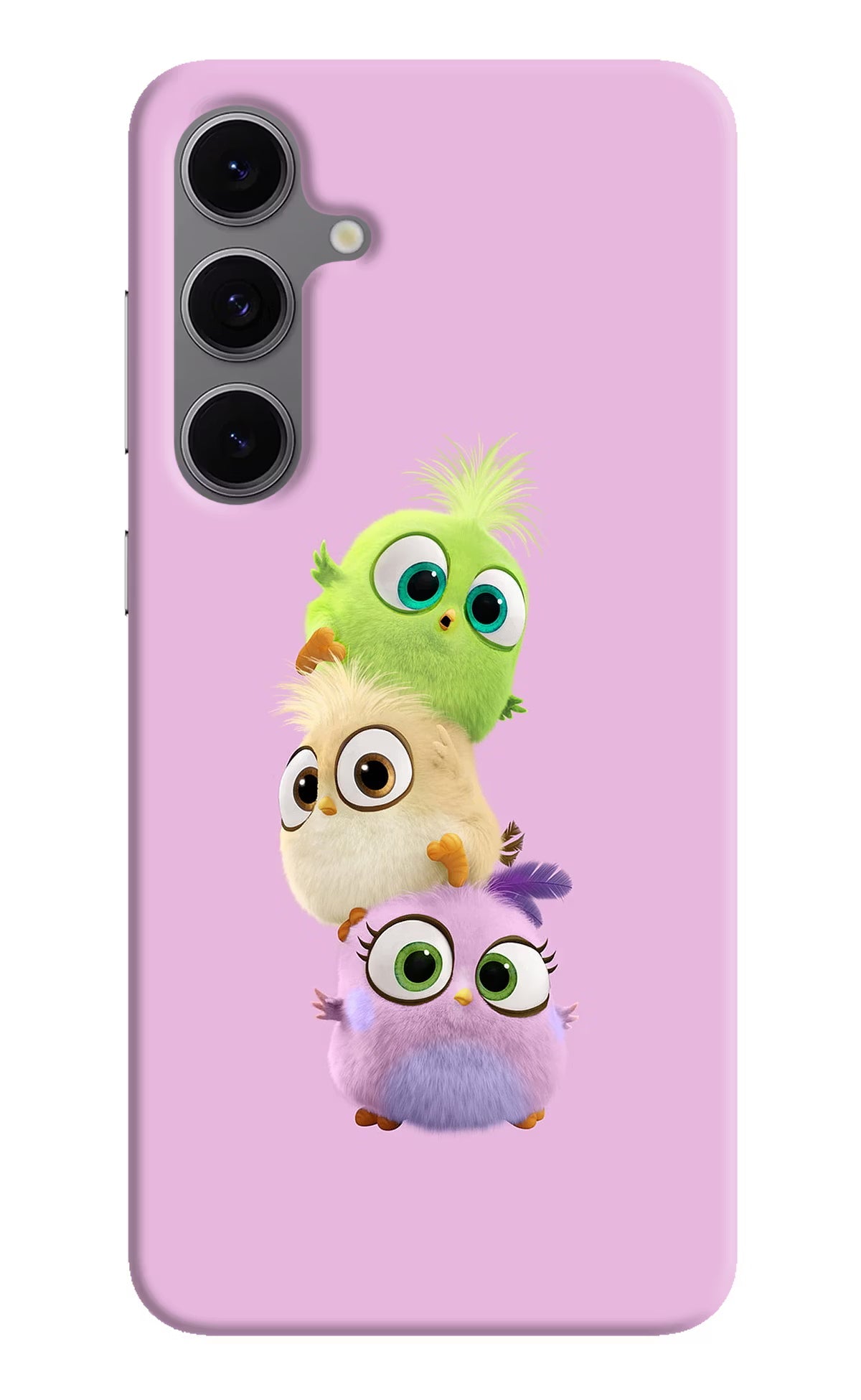 Cute Little Birds Samsung S24 FE 5G Hard Case Back Cover by Casekaro