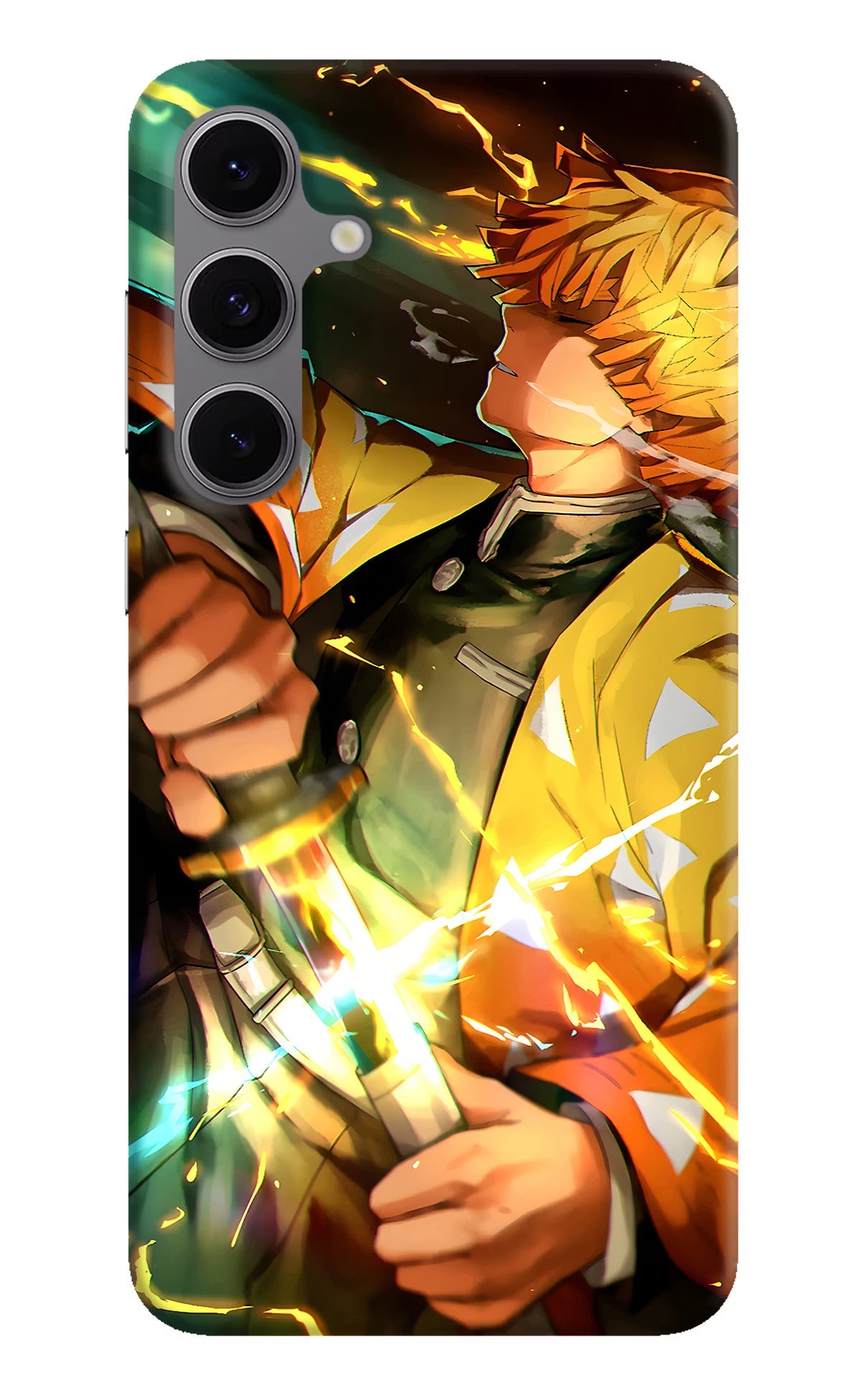 Demon Slayer Samsung S24 FE 5G Hard Case Back Cover by Casekaro