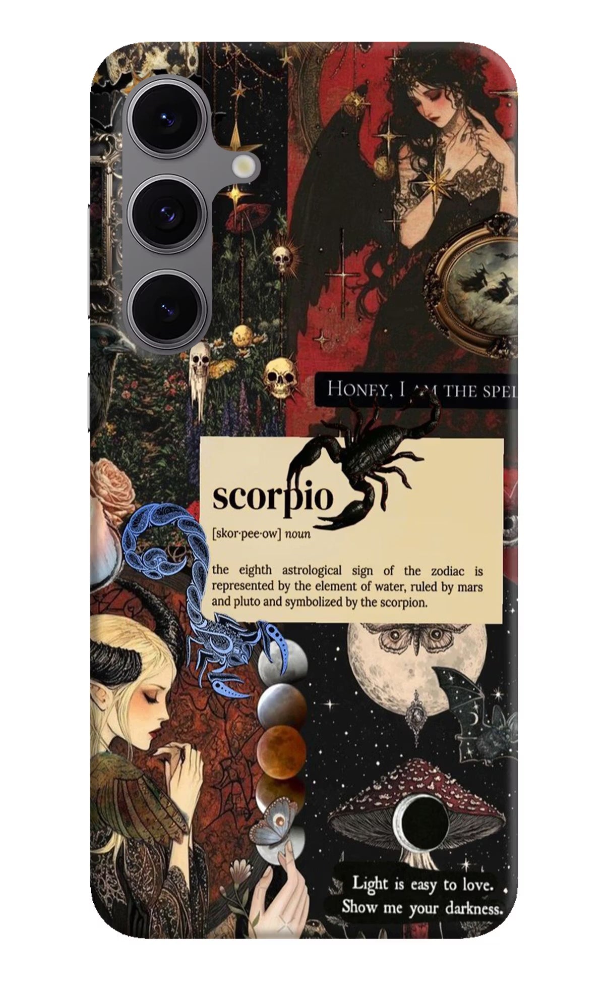 Scorpio Zodiac Samsung S24 FE 5G Hard Case Back Cover by Casekaro