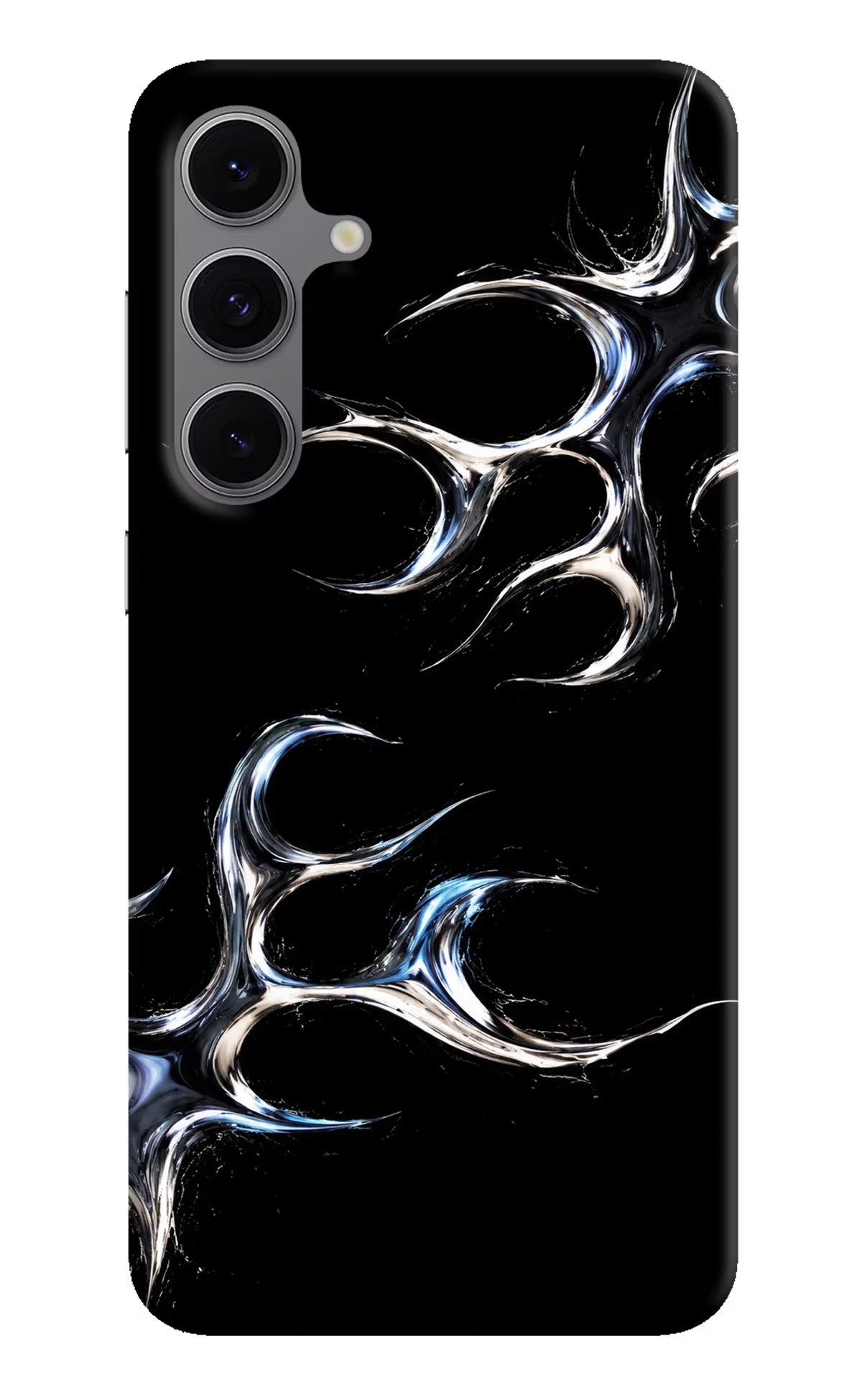Chrome Tribal Samsung S24 FE 5G Hard Case Back Cover by Casekaro