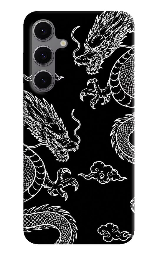 Twin Dragons Samsung S24 FE 5G Hard Case Back Cover by Casekaro