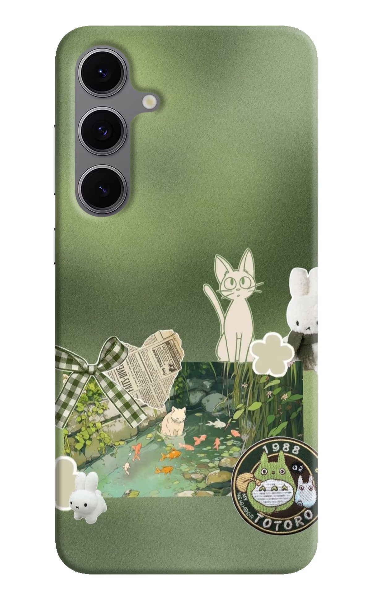 Aesthetic anime Samsung S24 FE 5G Hard Case Back Cover by Casekaro