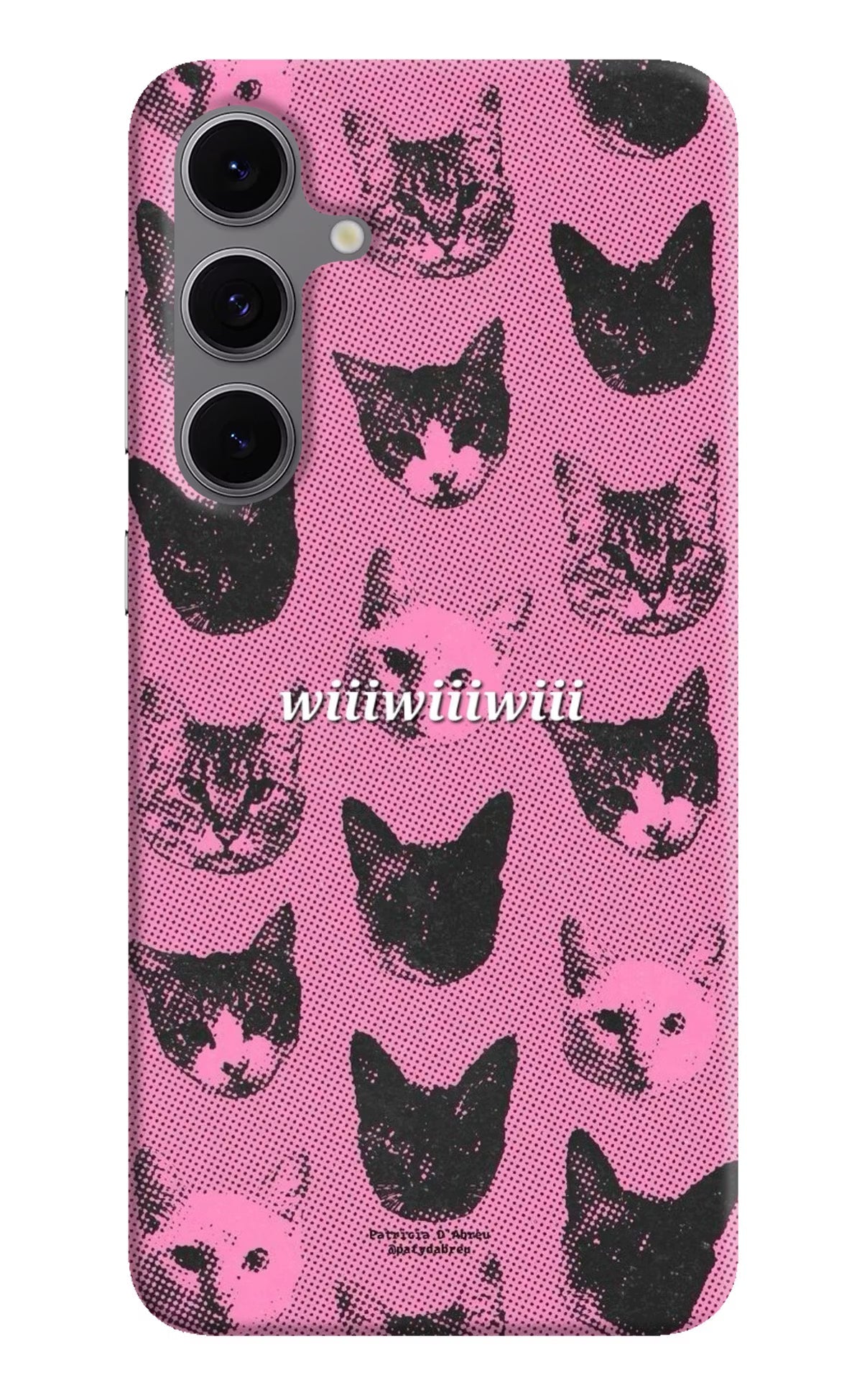 Pink Cats Samsung S24 FE 5G Hard Case Back Cover by Casekaro