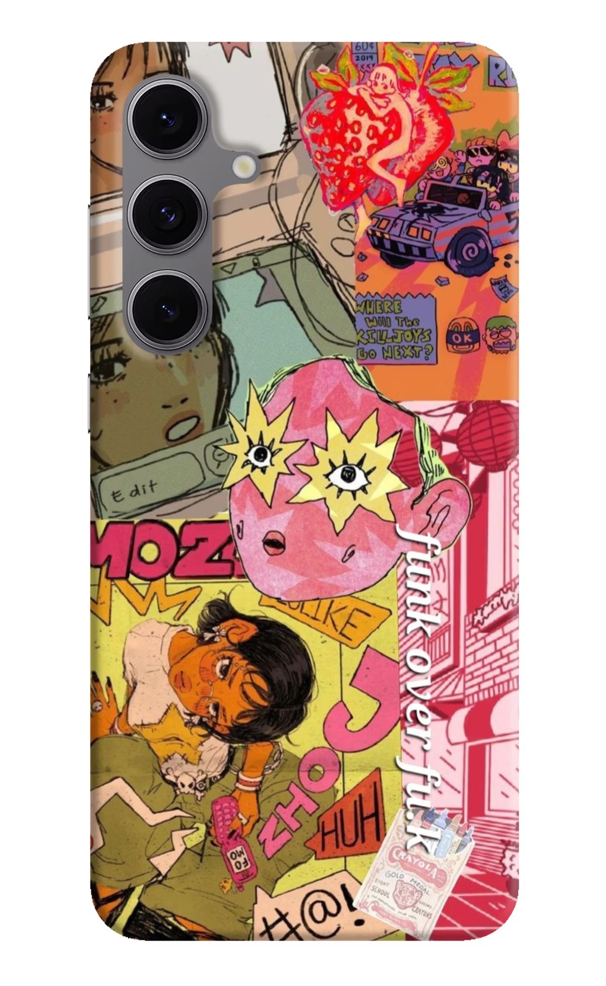 Funkover Samsung S24 FE 5G Hard Case Back Cover by Casekaro