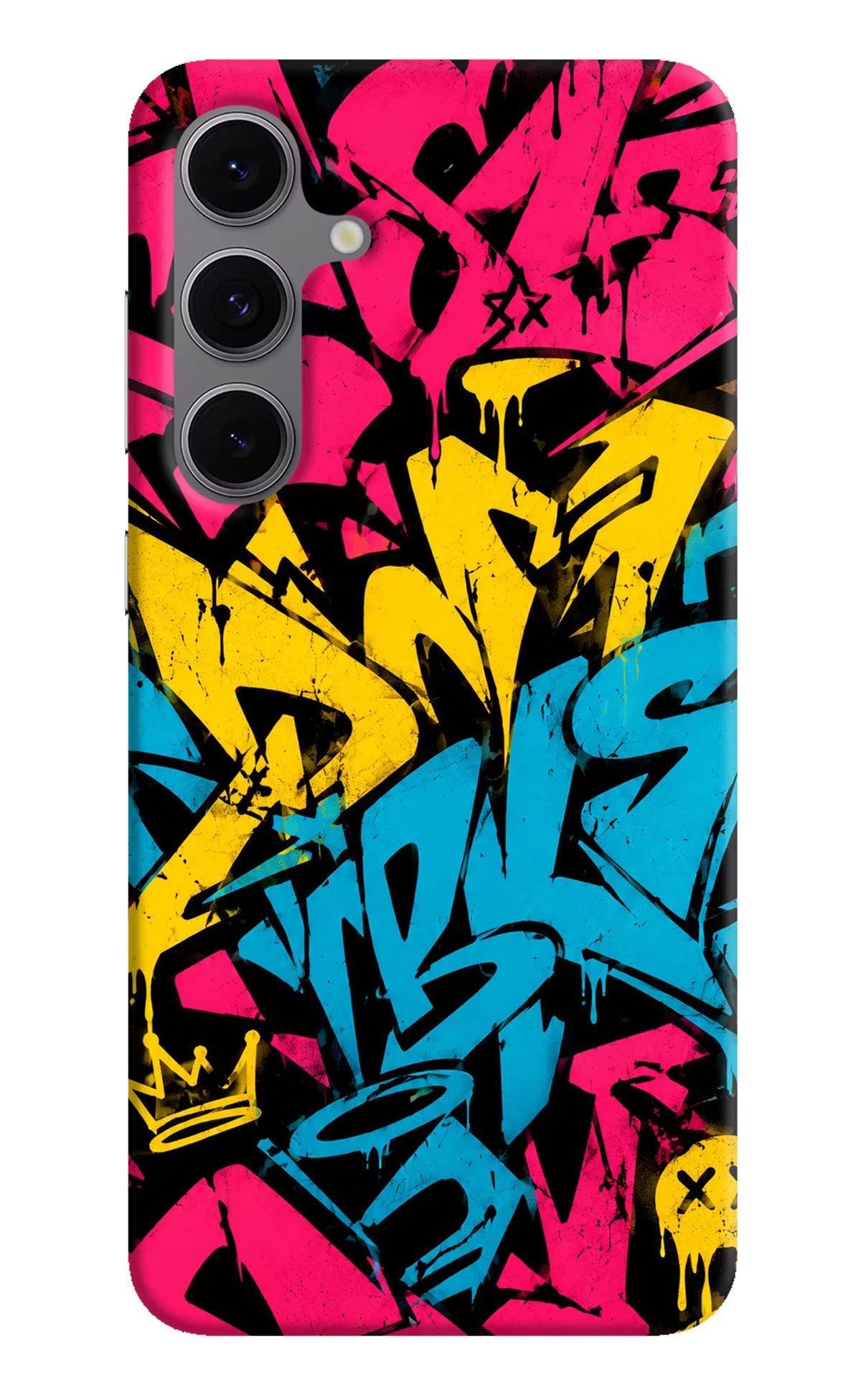 Graffiti Vibe Samsung S24 FE 5G Hard Case Back Cover by Casekaro