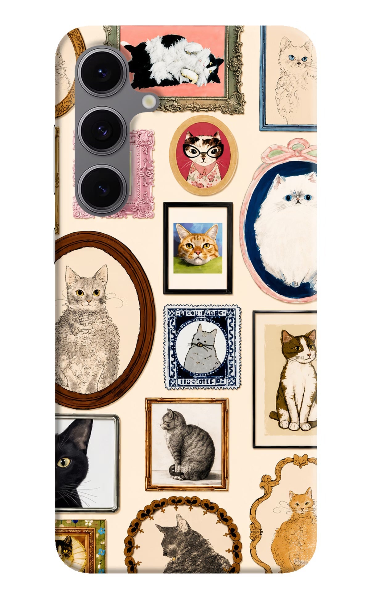 Mirror Cats Samsung S24 FE 5G Hard Case Back Cover by Casekaro