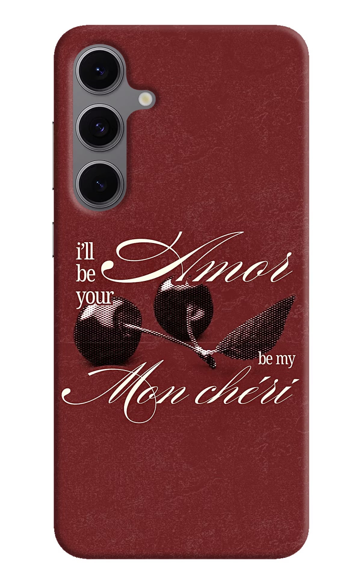 Velvet Cherry Samsung S24 FE 5G Hard Case Back Cover by Casekaro