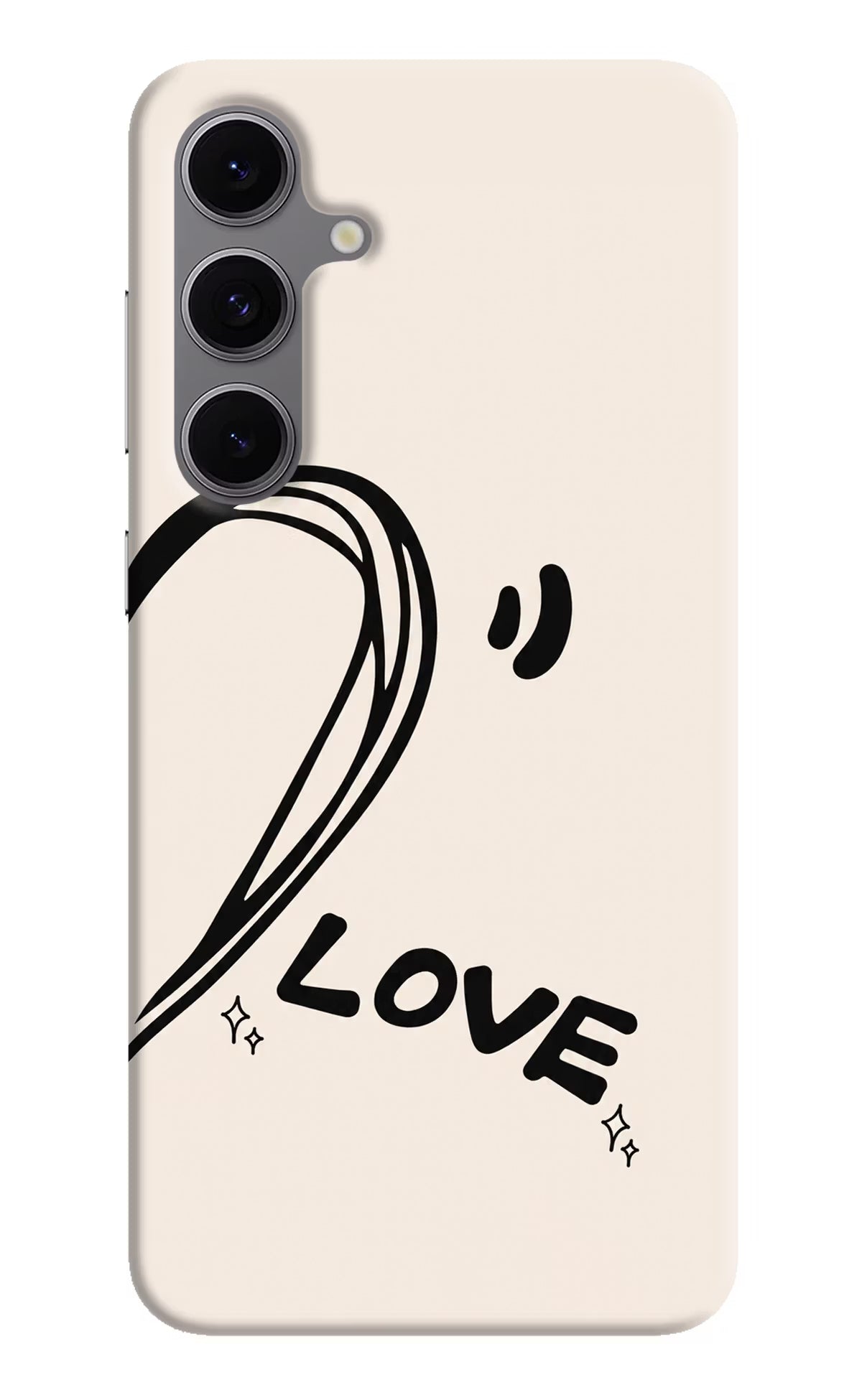 Soul Line Samsung S24 FE 5G Hard Case Back Cover by Casekaro