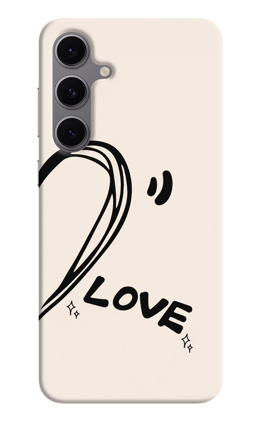 Soul Line Samsung S24 FE 5G Hard Case Back Cover by Casekaro