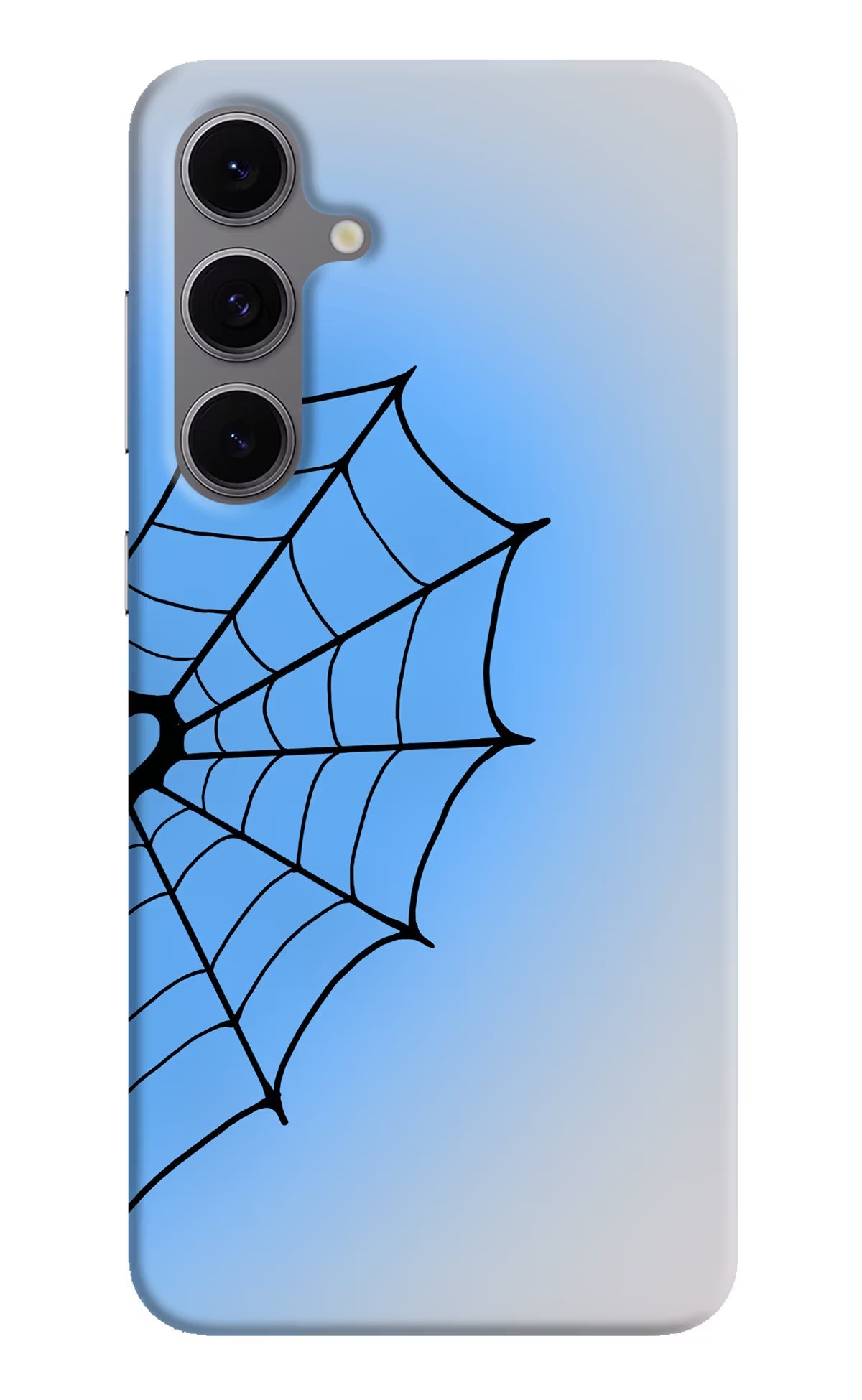 Blue Web Samsung S24 FE 5G Hard Case Back Cover by Casekaro
