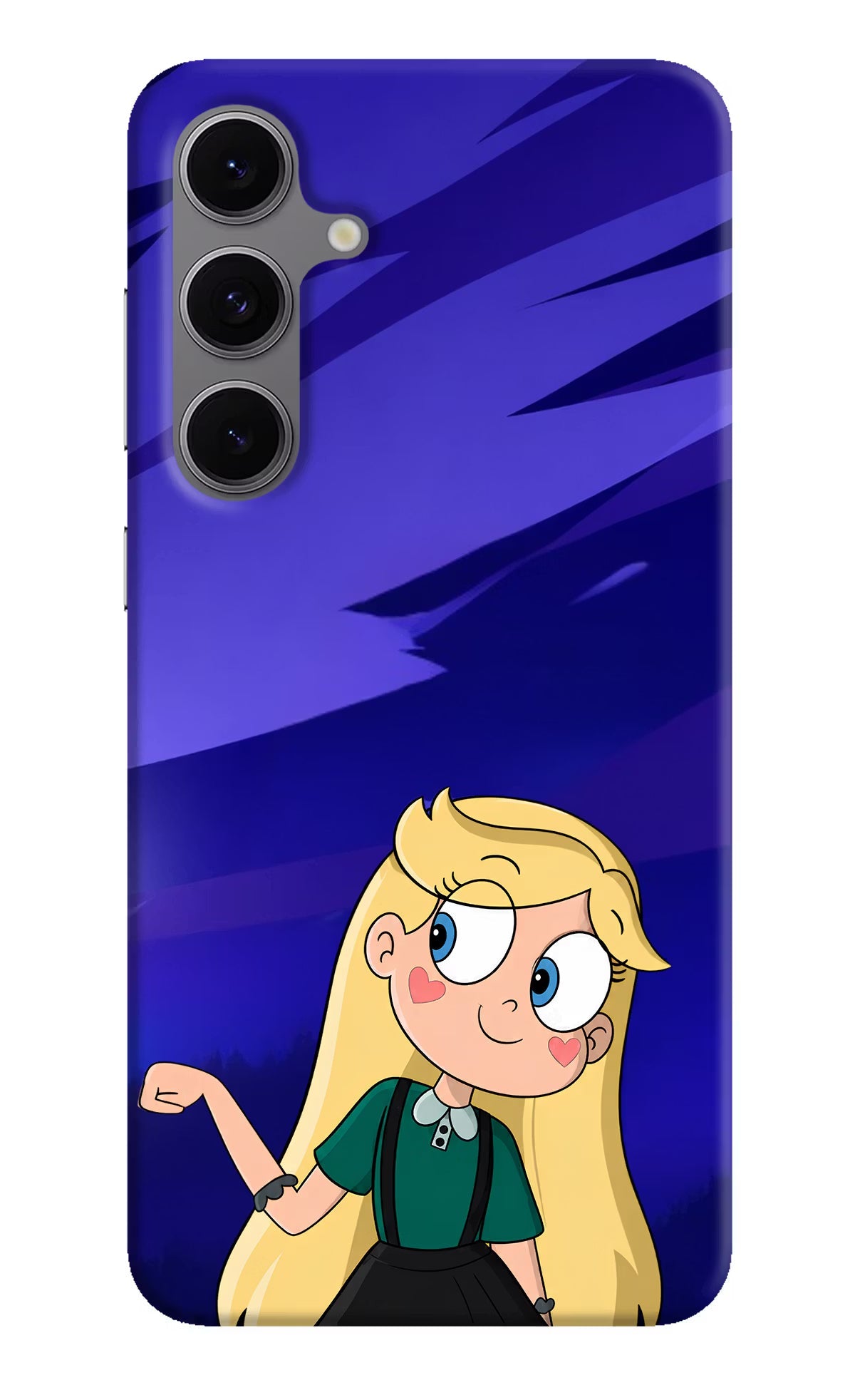 Star Glow Samsung S24 FE 5G Hard Case Back Cover by Casekaro