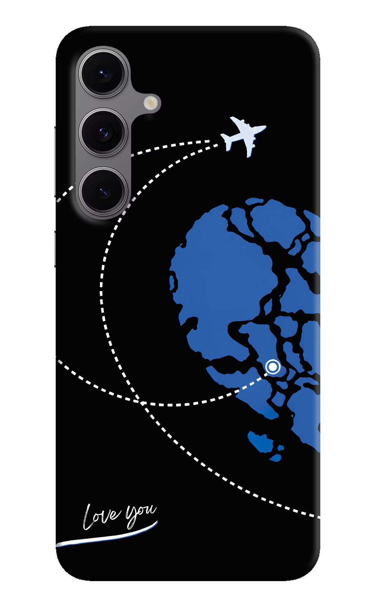 Love Orbit Samsung S24 FE 5G Hard Case Back Cover by Casekaro