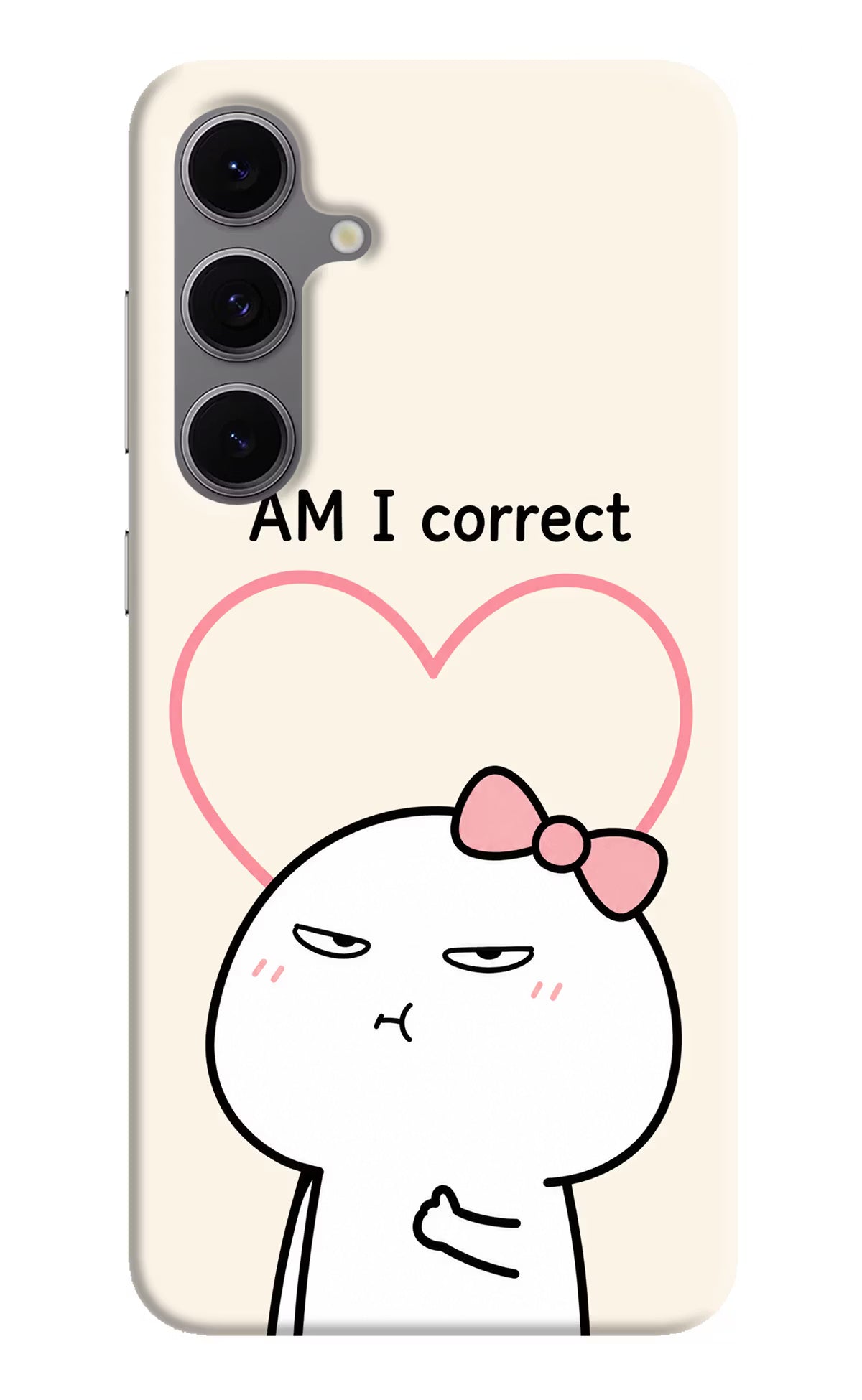 Always Right Samsung S24 FE 5G Hard Case Back Cover by Casekaro