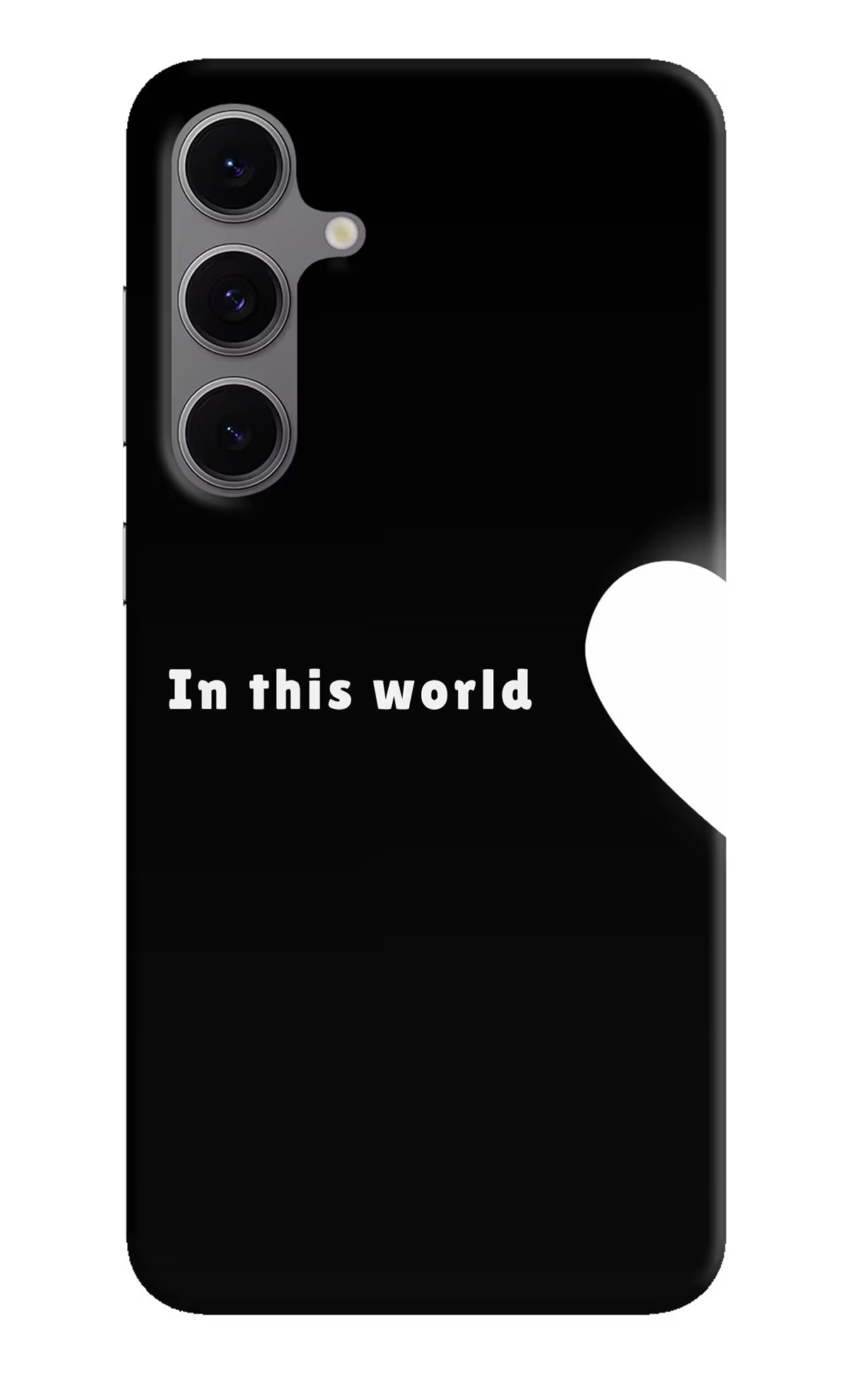 This World Samsung S24 FE 5G Hard Case Back Cover by Casekaro