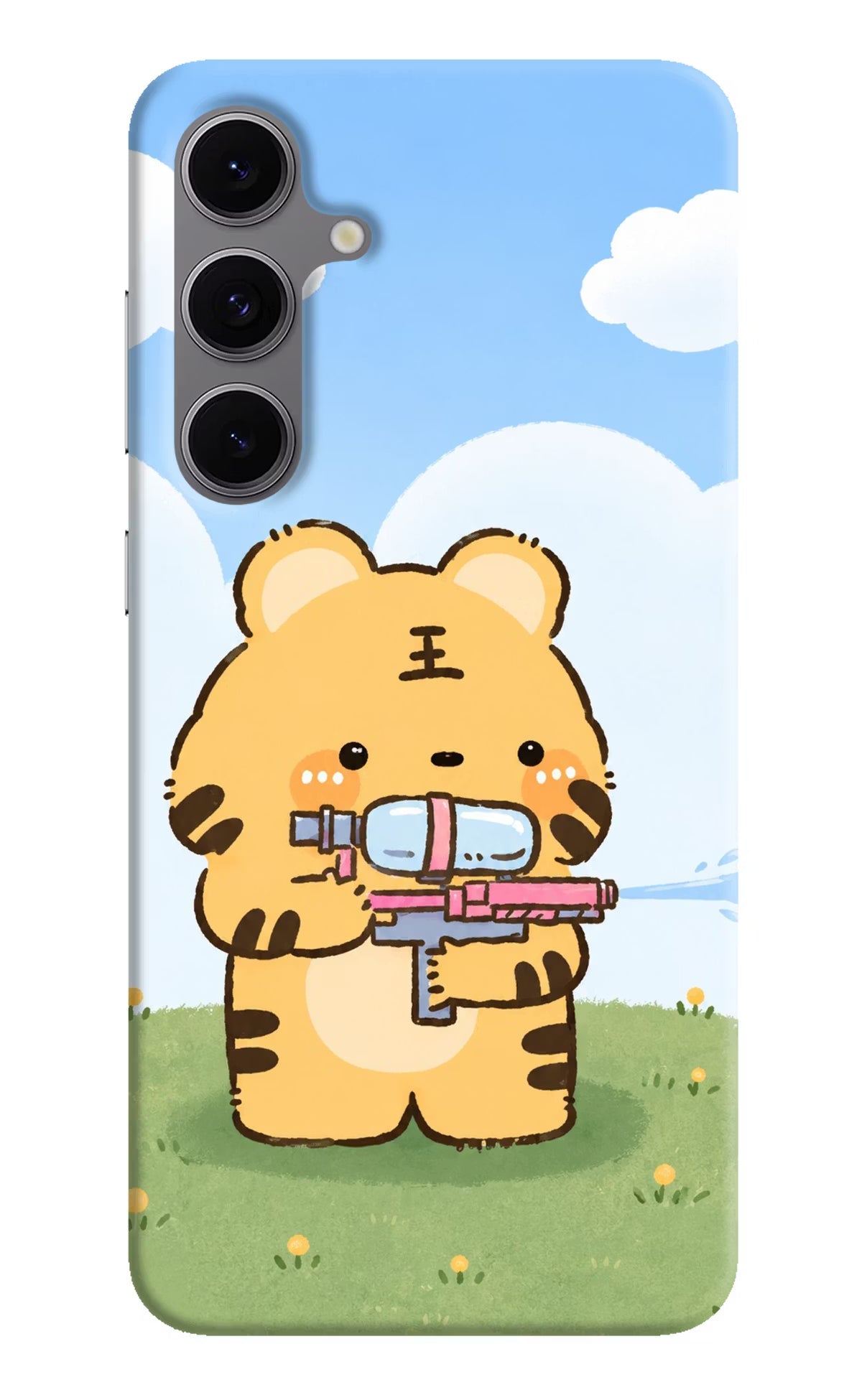 Tiger Treat Samsung S24 FE 5G Hard Case Back Cover by Casekaro