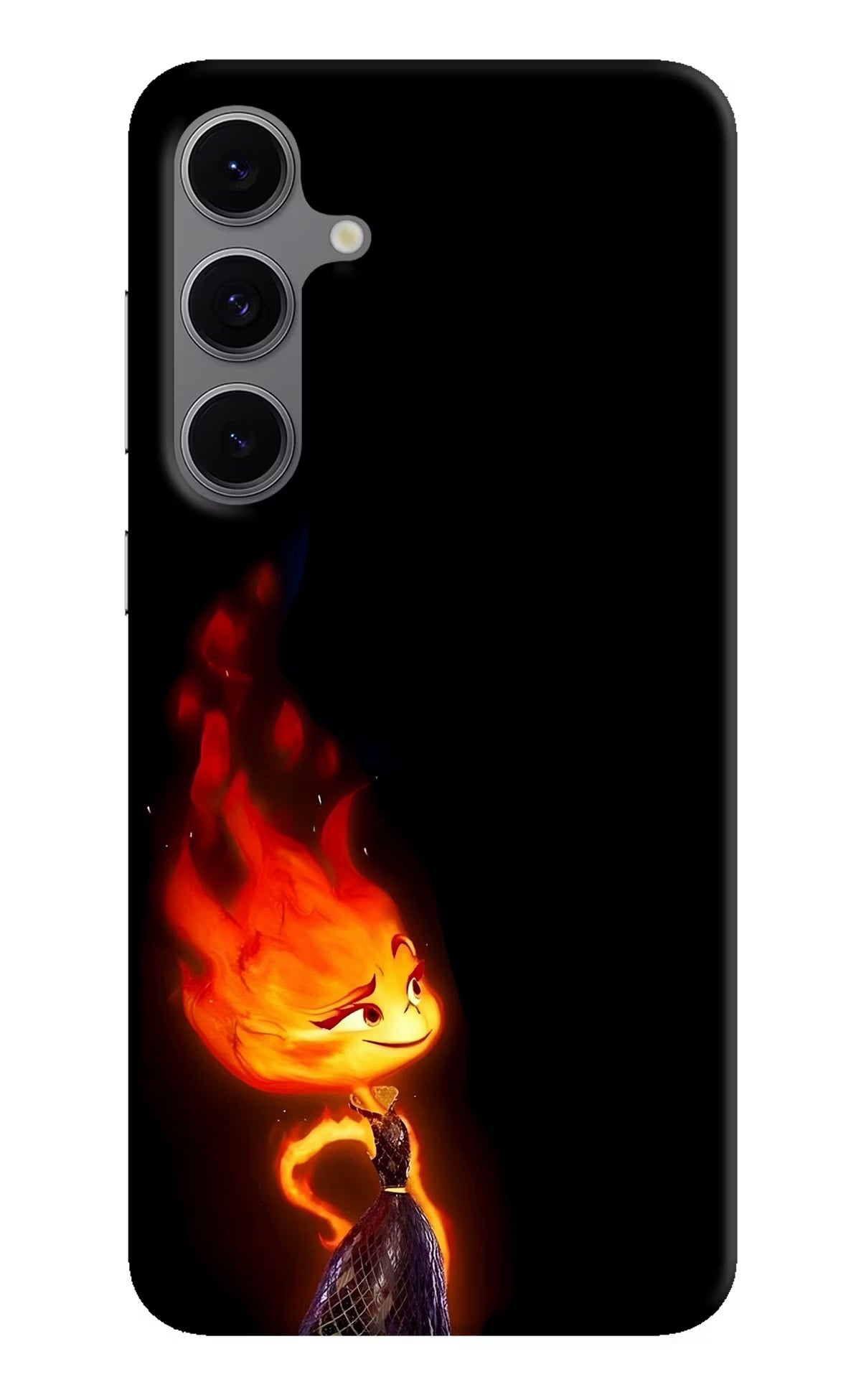 Ember Flame Samsung S24 FE 5G Hard Case Back Cover by Casekaro