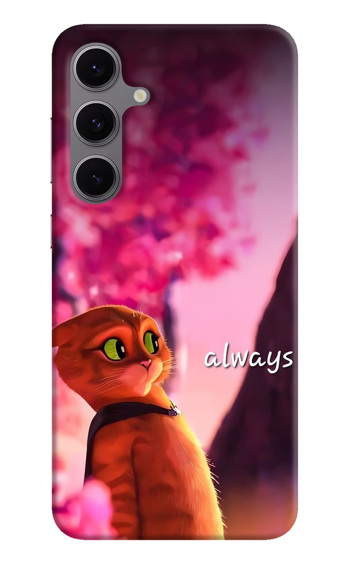 Always Cat Samsung S24 FE 5G Hard Case Back Cover by Casekaro