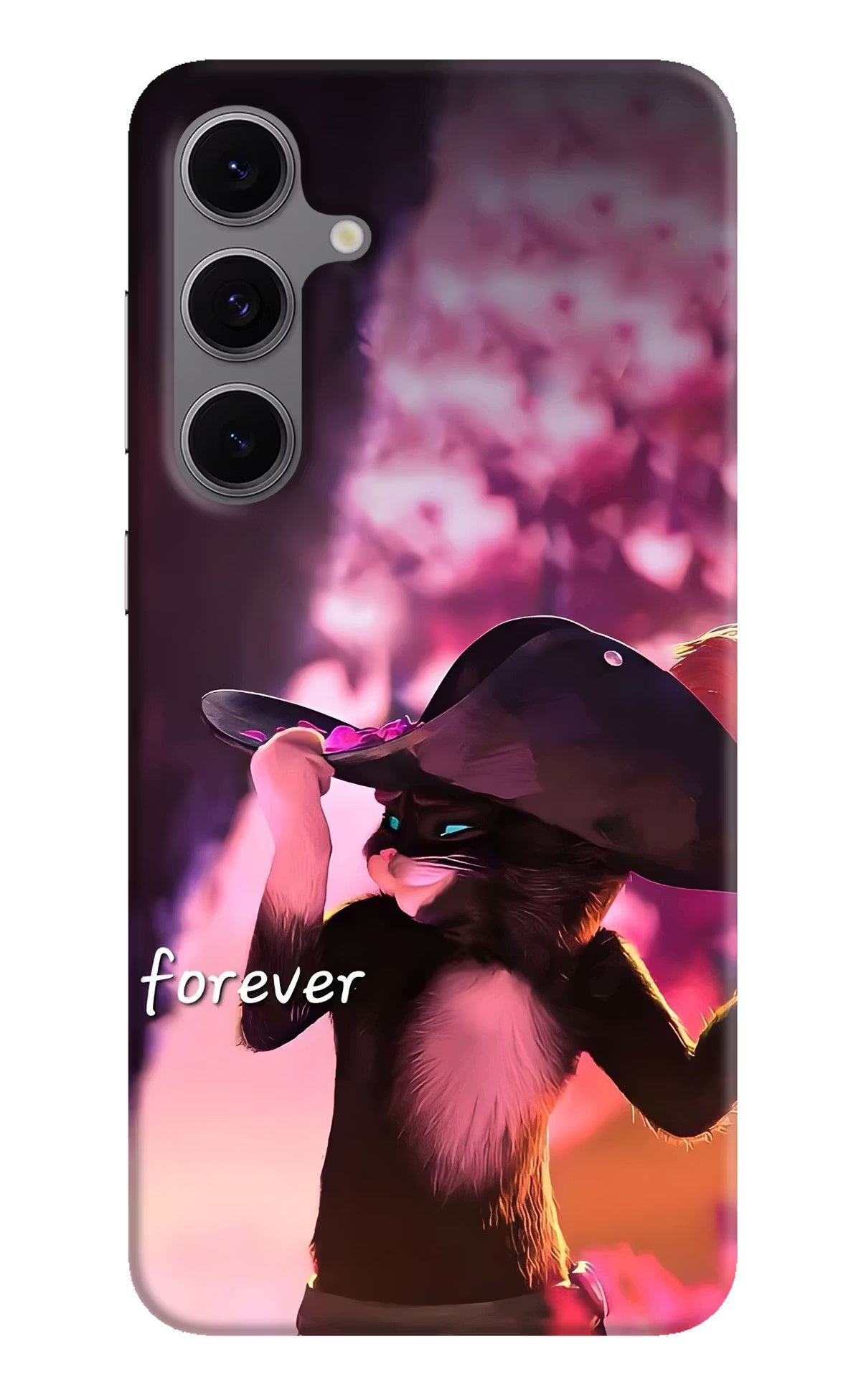 Forever Cat Samsung S24 FE 5G Hard Case Back Cover by Casekaro