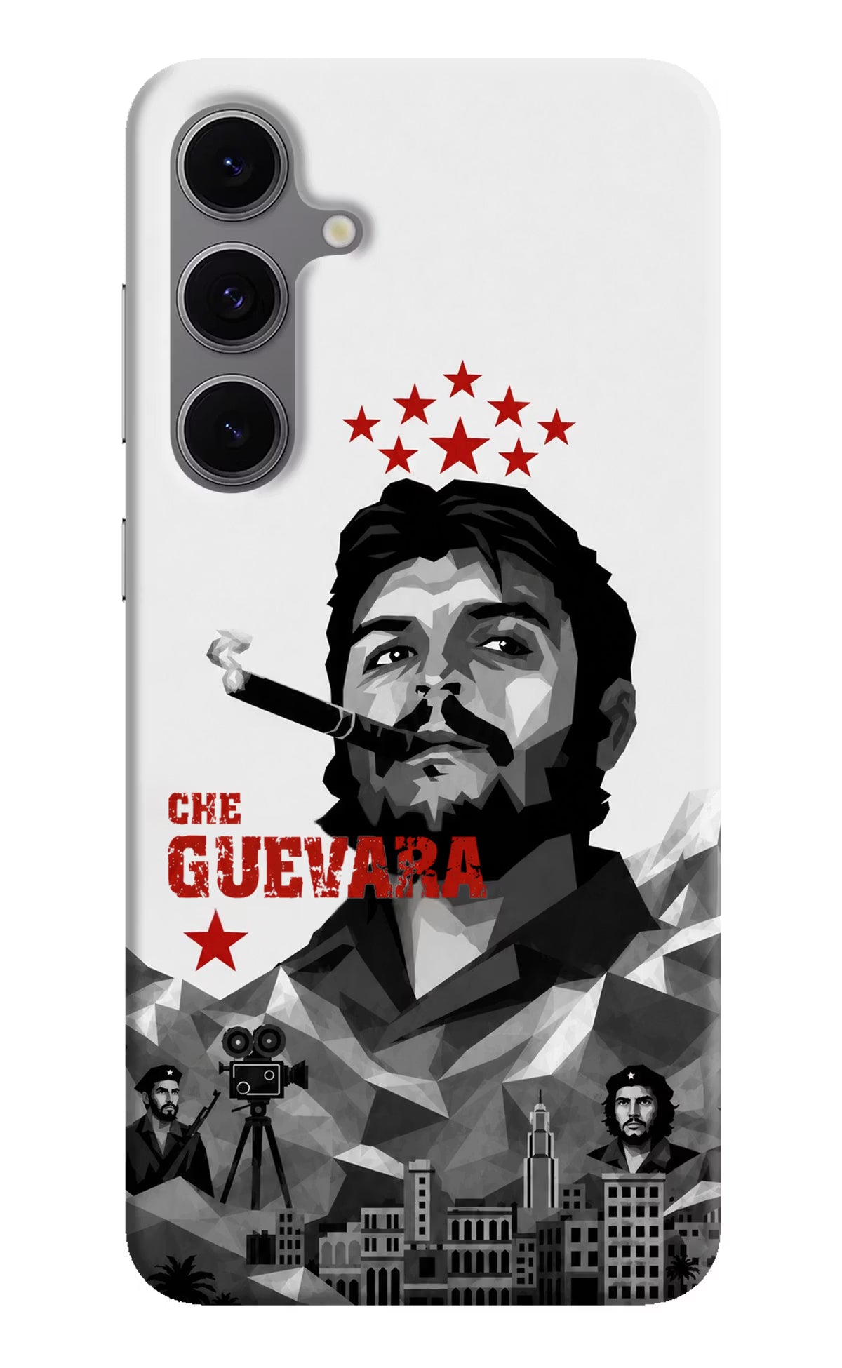 Che Guevara Iconic Samsung S24 FE 5G Hard Case Back Cover by Casekaro