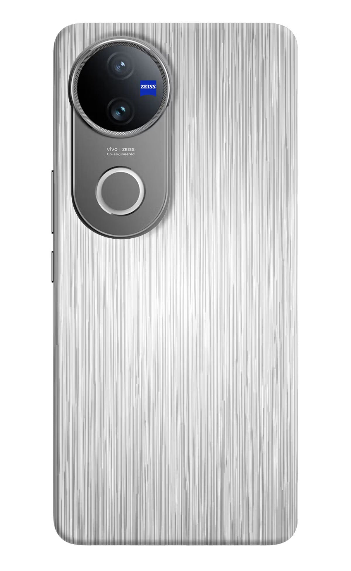 Wooden Grey Texture Vivo V50 5G Hard Case Back Cover by Casekaro