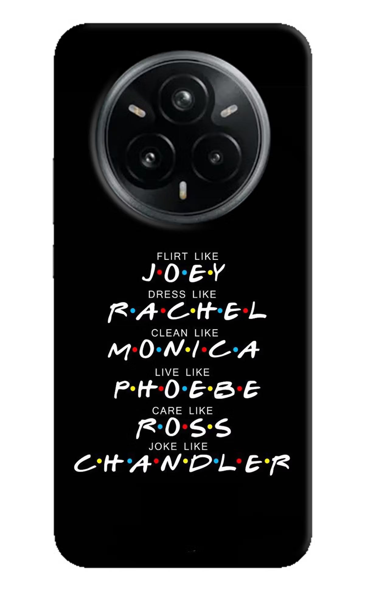 FRIENDS Character Realme 14 Pro Plus 5G Hard Case Back Cover by Casekaro