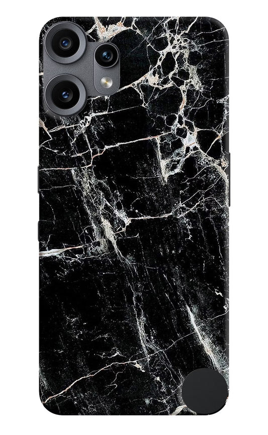 Black Marble Texture CMF by Nothing Phone 2 Pro Hard Case Back Cover by Casekaro