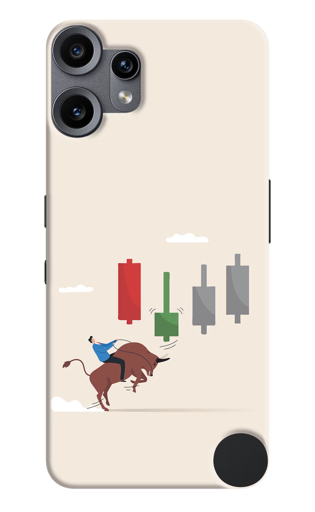 Bull Trading Momentum CMF by Nothing Phone 2 Pro Hard Case Back Cover by Casekaro