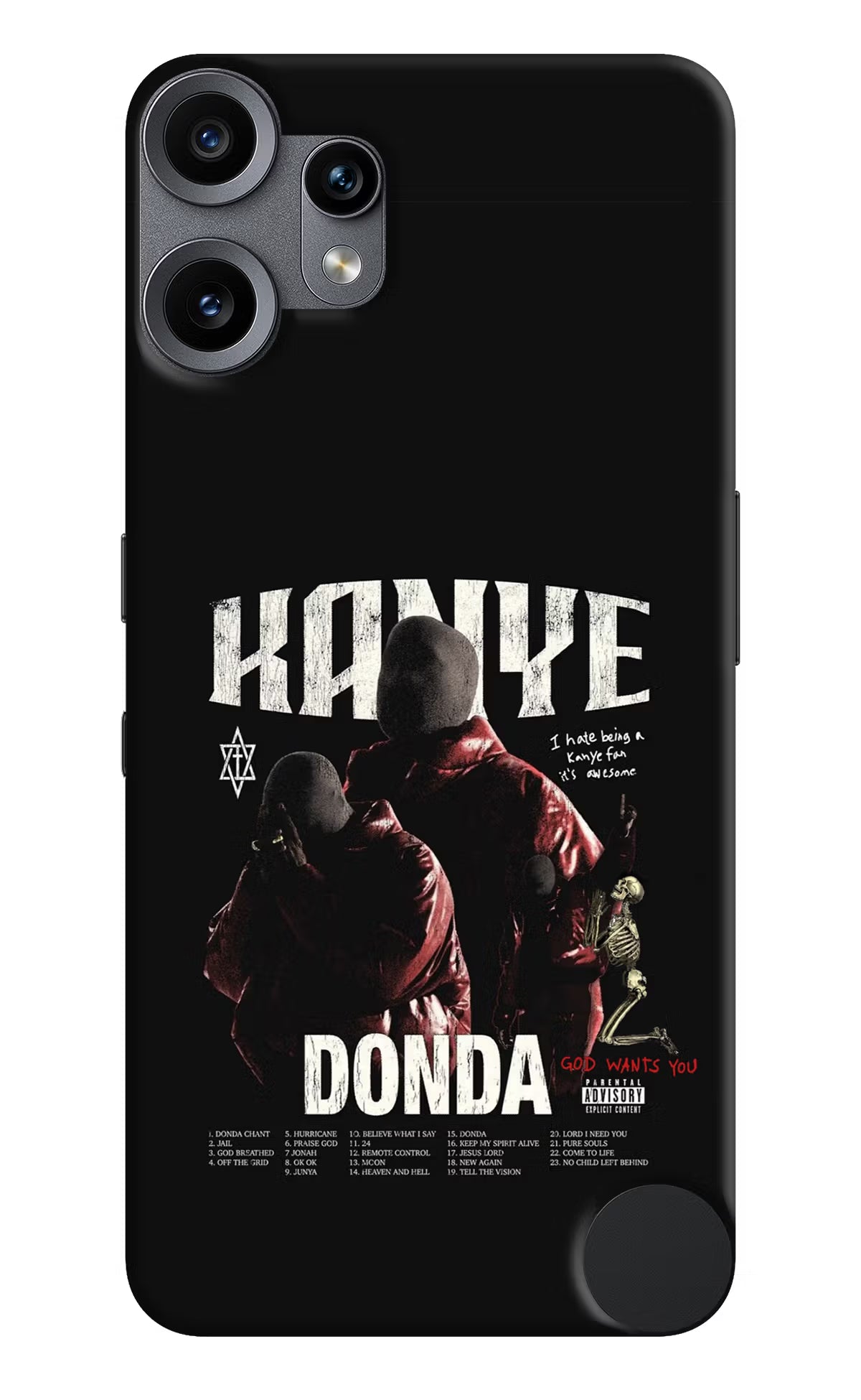 Donda Kanye West CMF by Nothing Phone 2 Pro Hard Case Back Cover by Casekaro