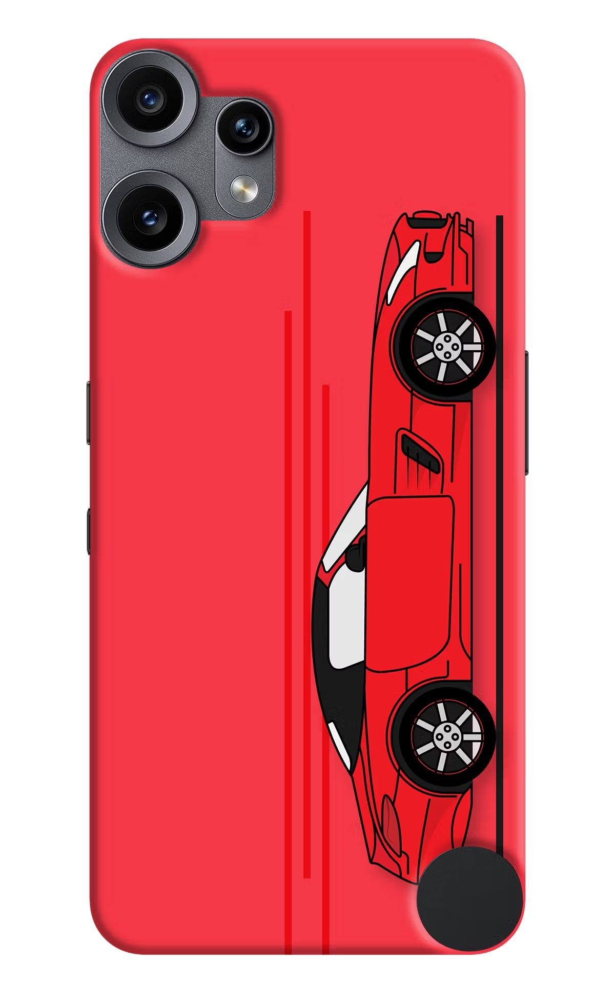 Red Velocity CMF by Nothing Phone 2 Pro Hard Case Back Cover by Casekaro
