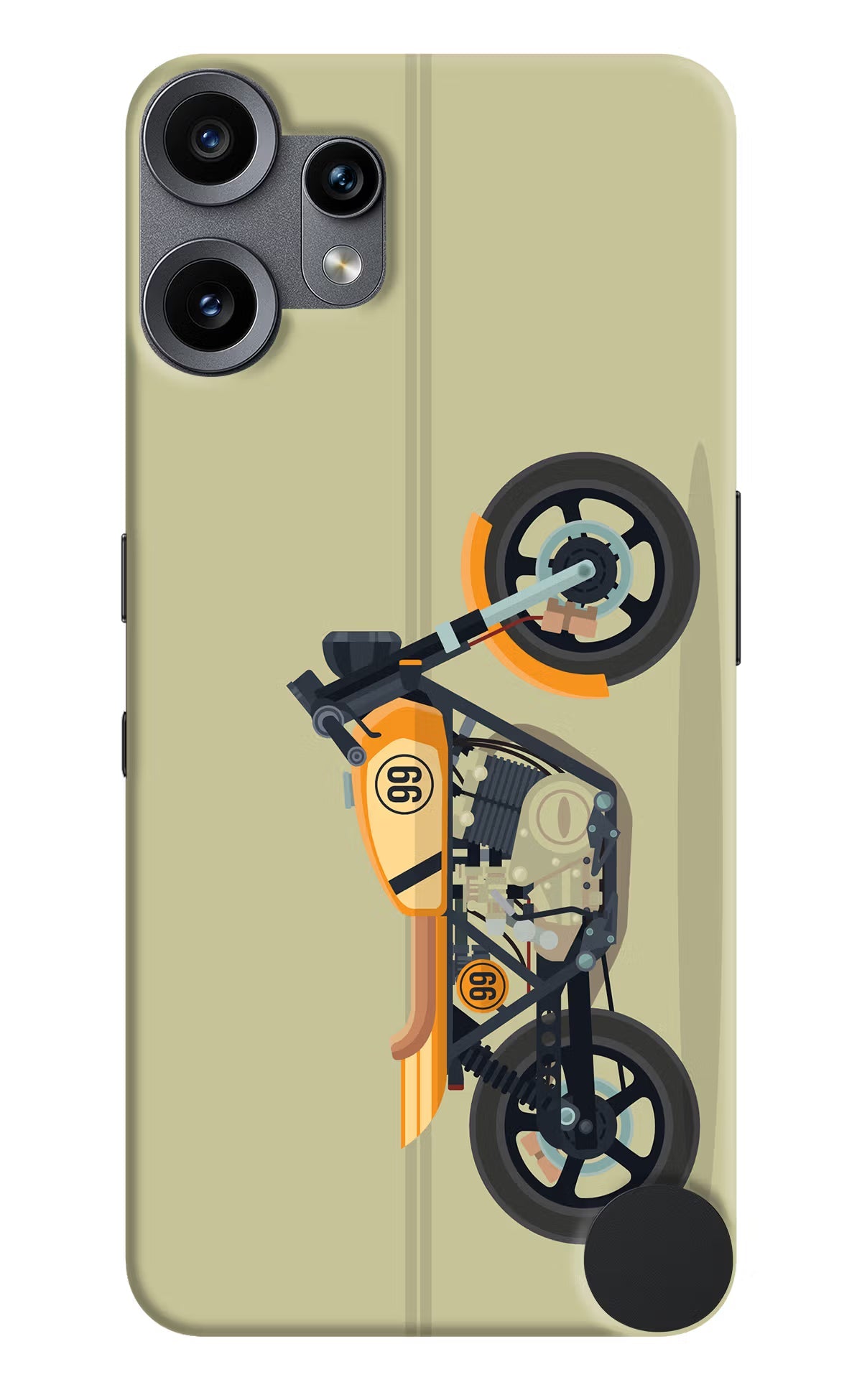 Vertical Speedster CMF by Nothing Phone 2 Pro Hard Case Back Cover by Casekaro