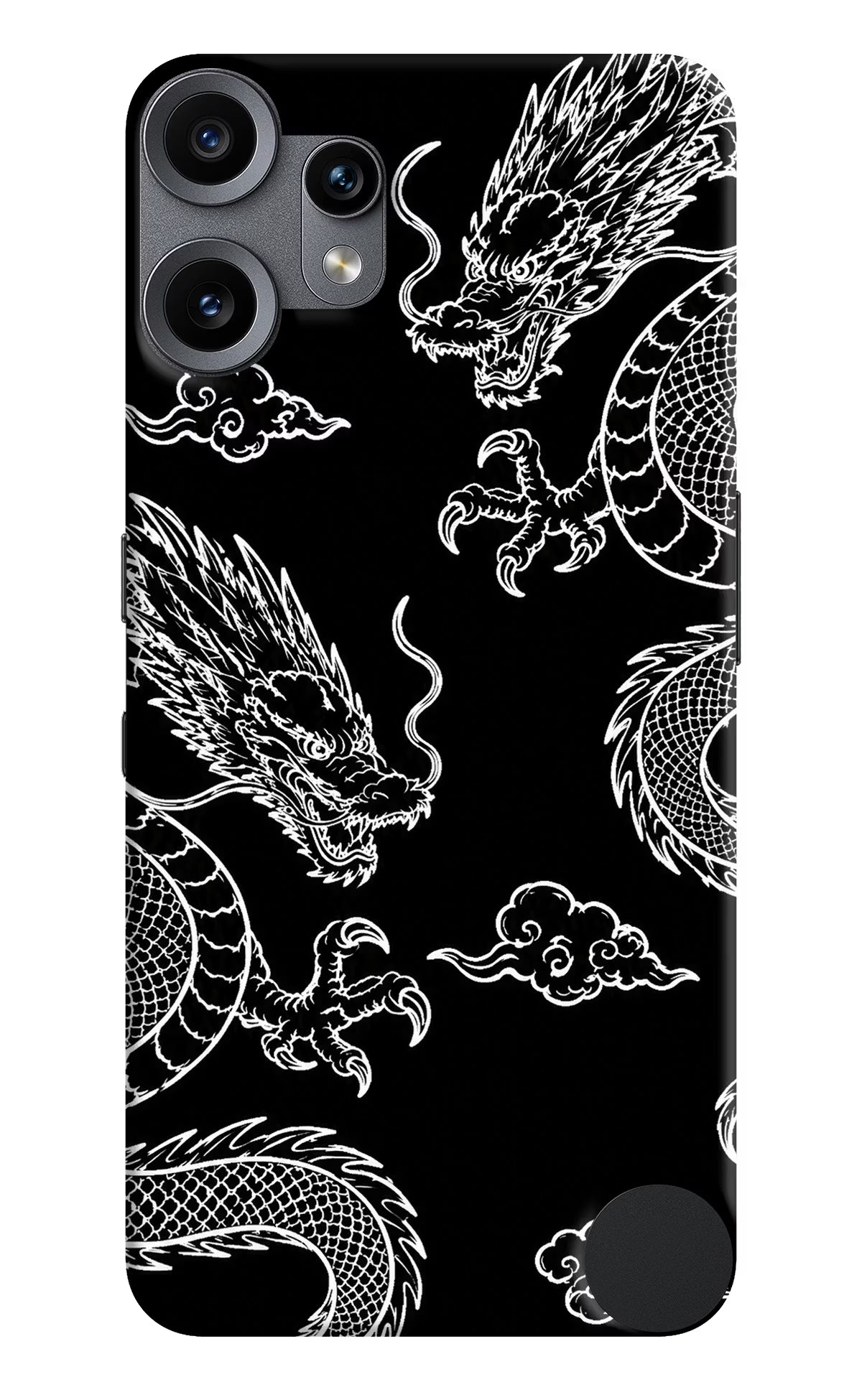 Twin Dragons CMF by Nothing Phone 2 Pro Hard Case Back Cover by Casekaro