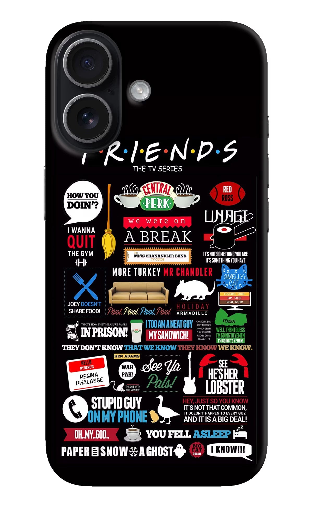 FRIENDS iPhone 17 Hard Case Back Cover by Casekaro
